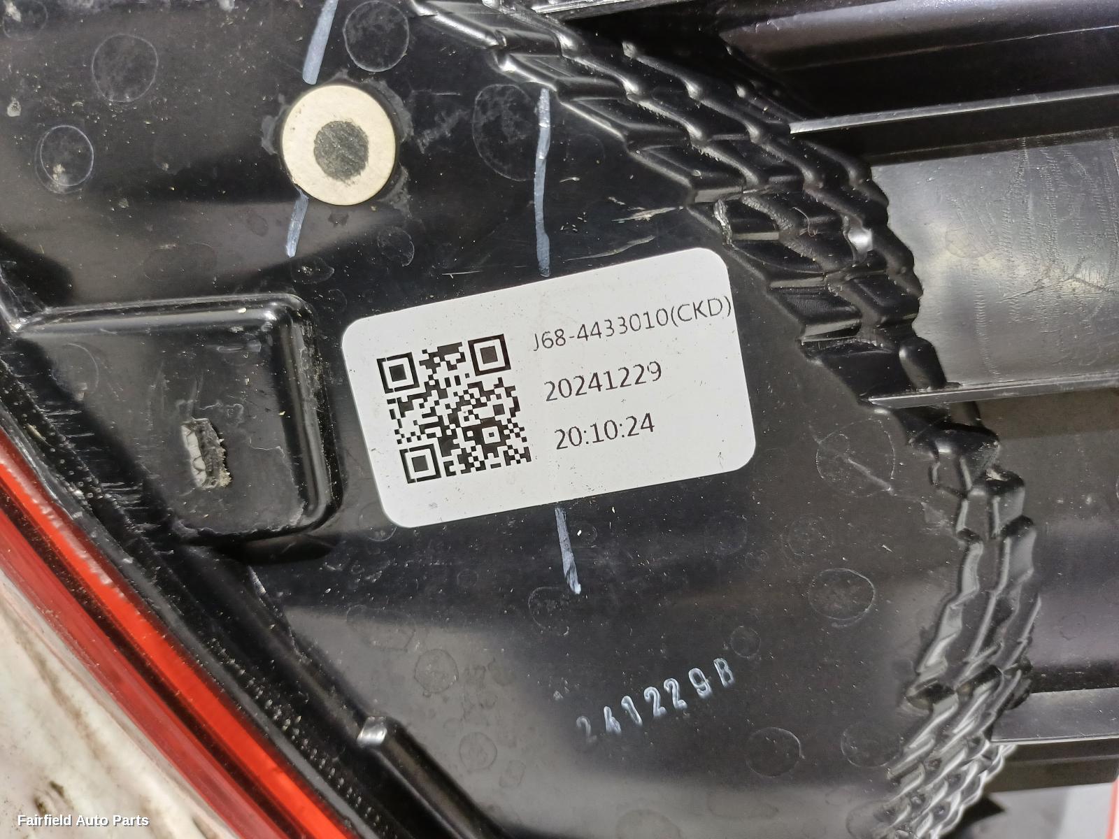 2024-2026 Chery Tiggo 4 Pro Left Taillight