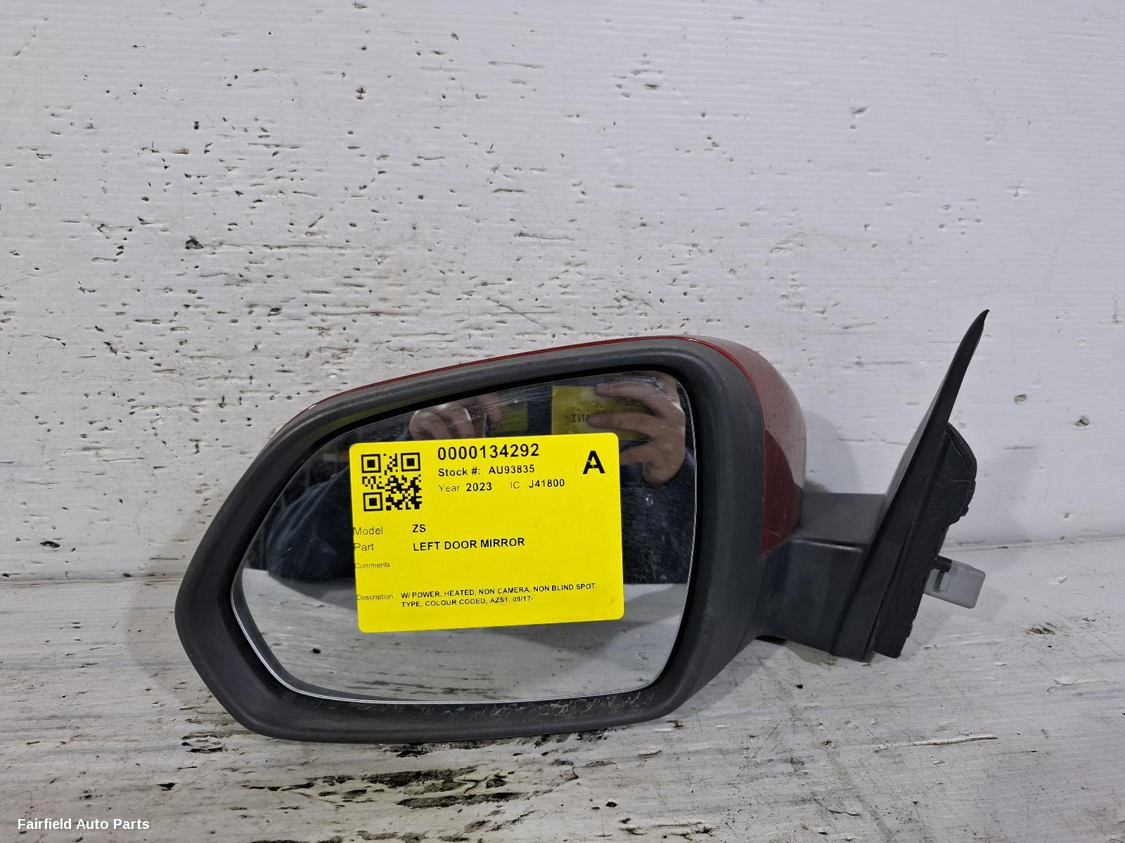 2017-2024 Mg Zs Left Door Mirror