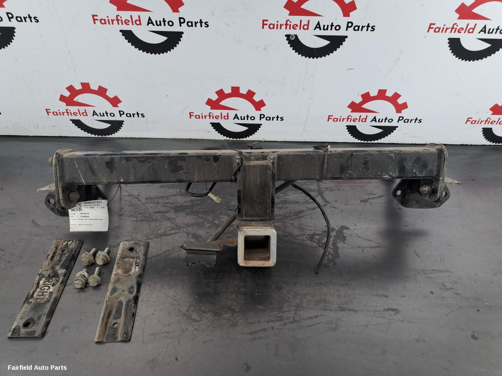 2007-2011 Subaru Impreza Towbar