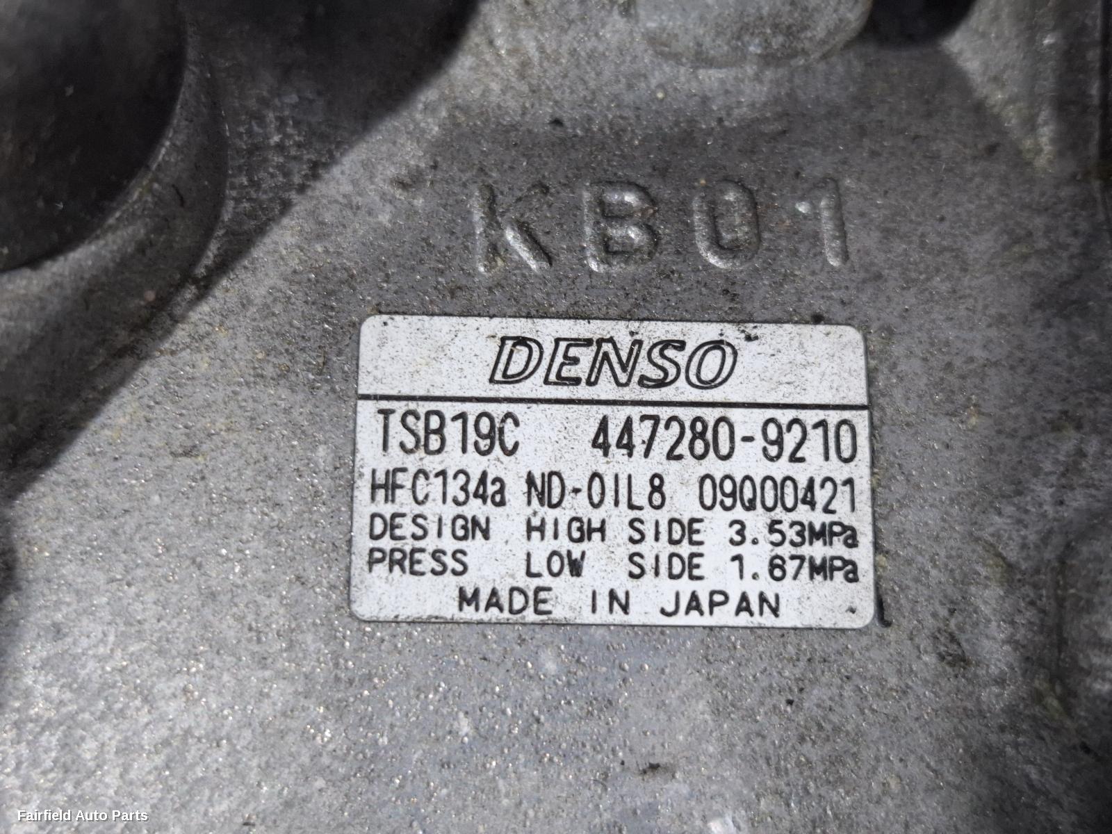 2007-2014 Toyota Kluger A C Compressor