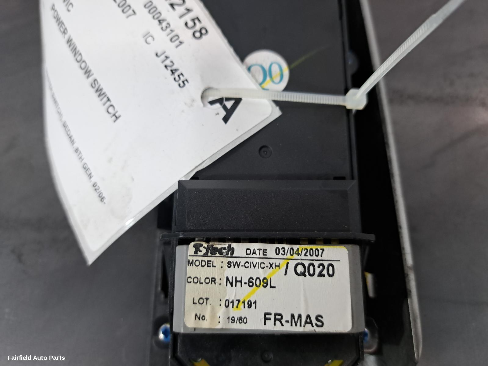 2006-2011 Honda Civic Pwr Dr Wind Switch