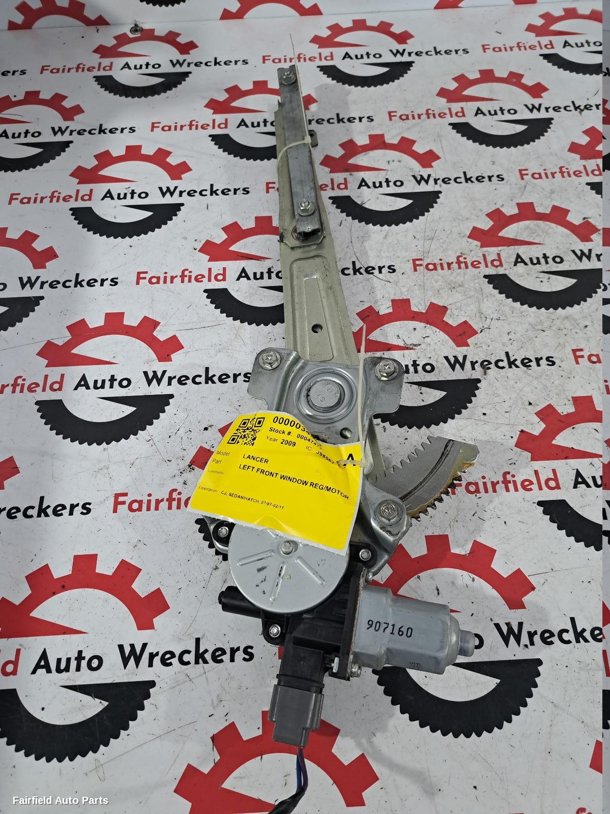 2007-2011 Mitsubishi Lancer Left Front Window Reg Motor
