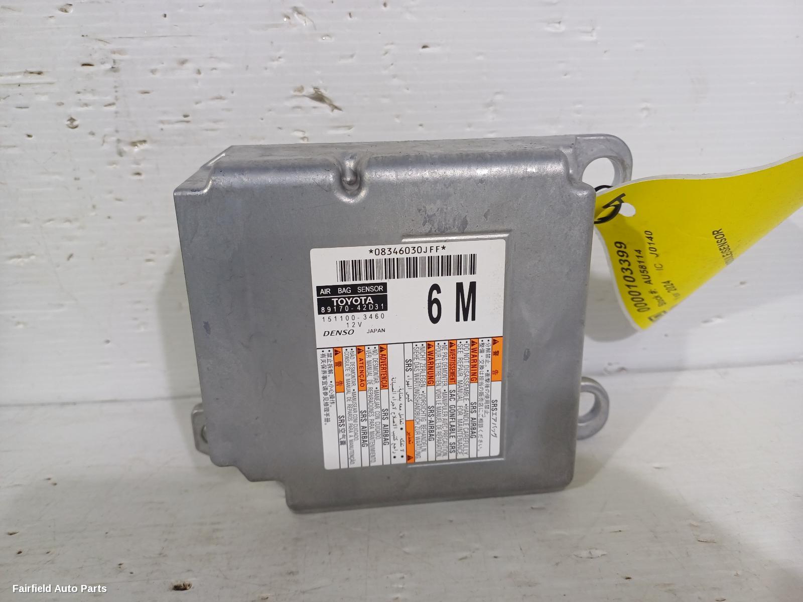 2018-2025 Toyota Rav4 Airbag Module Sensor
