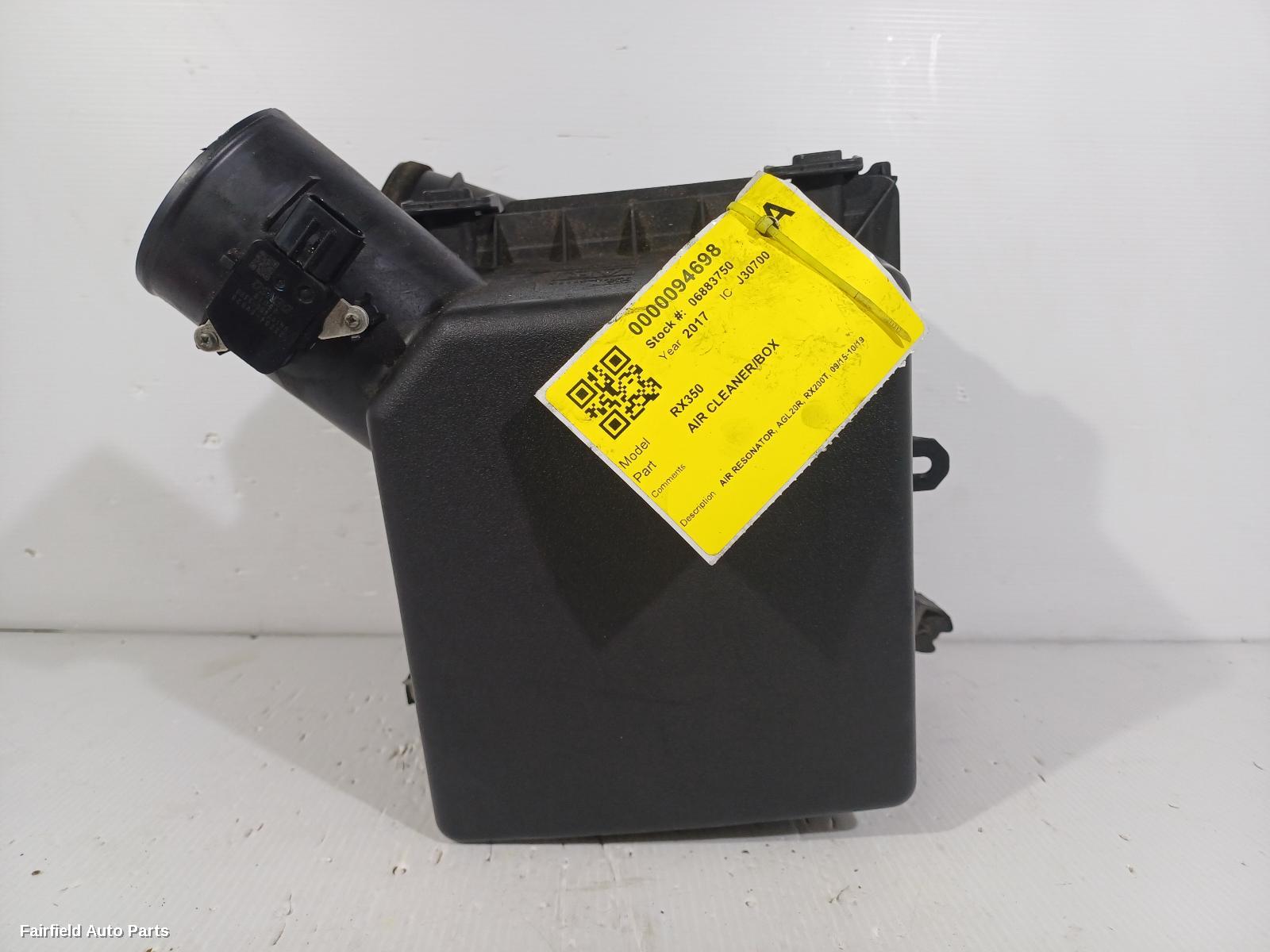 2015-2019 Lexus Rx Series Air Cleaner Box