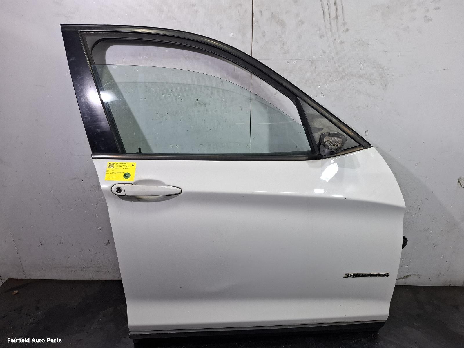 2010-2017 Bmw X3 Right Front Door