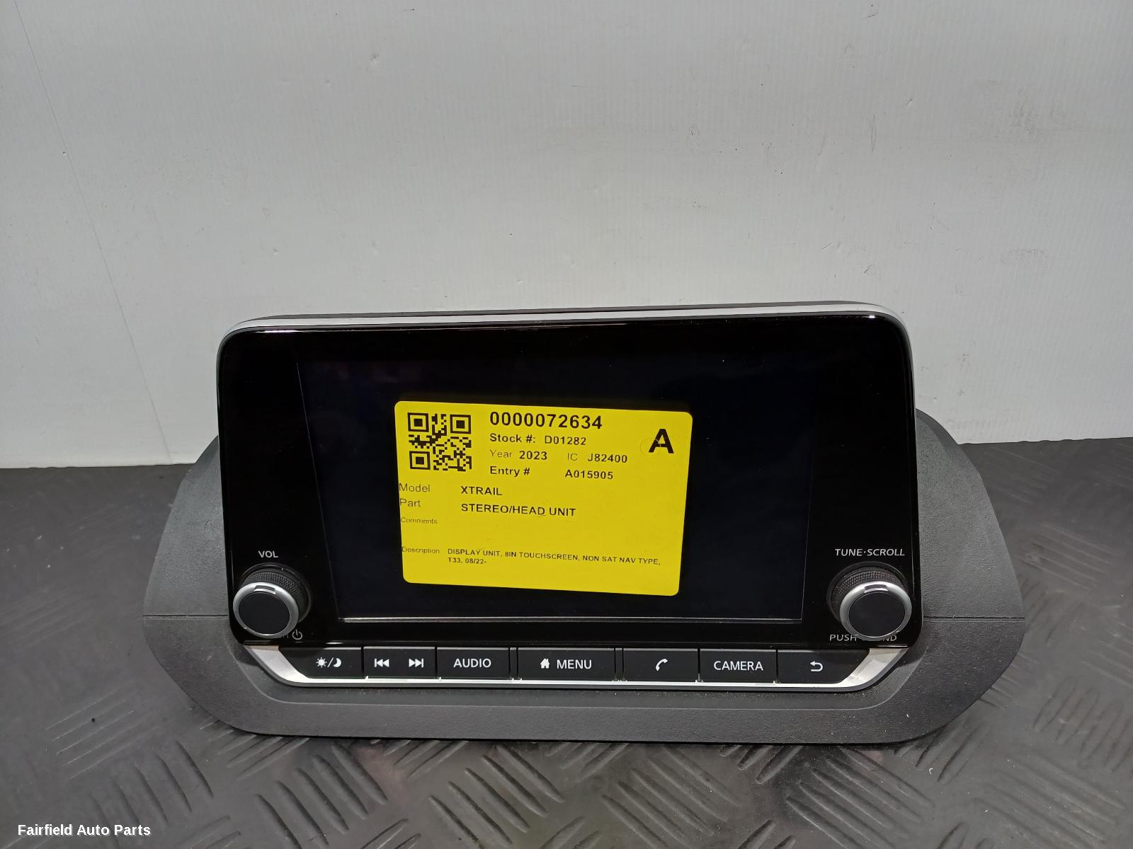 2022-2026 Nissan Xtrail Radio Cd Dvd Sat Tv
