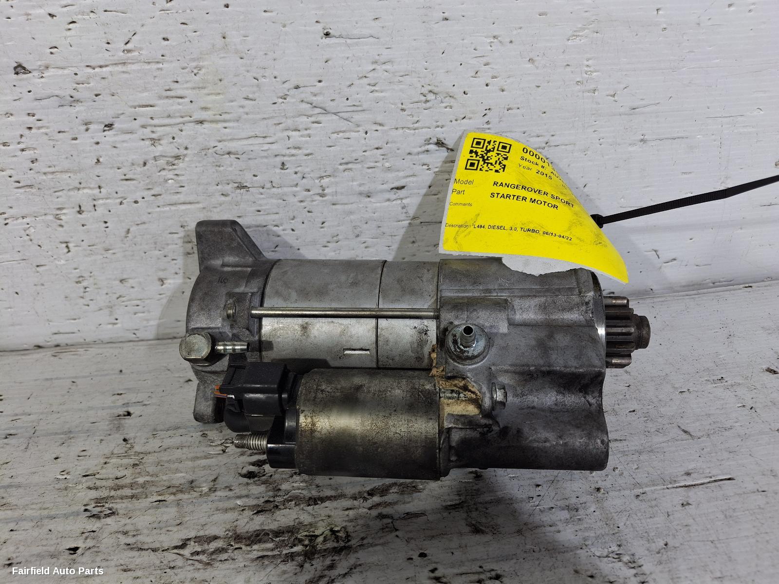 2013-2022 Land Rover Rangerover Sport Starter