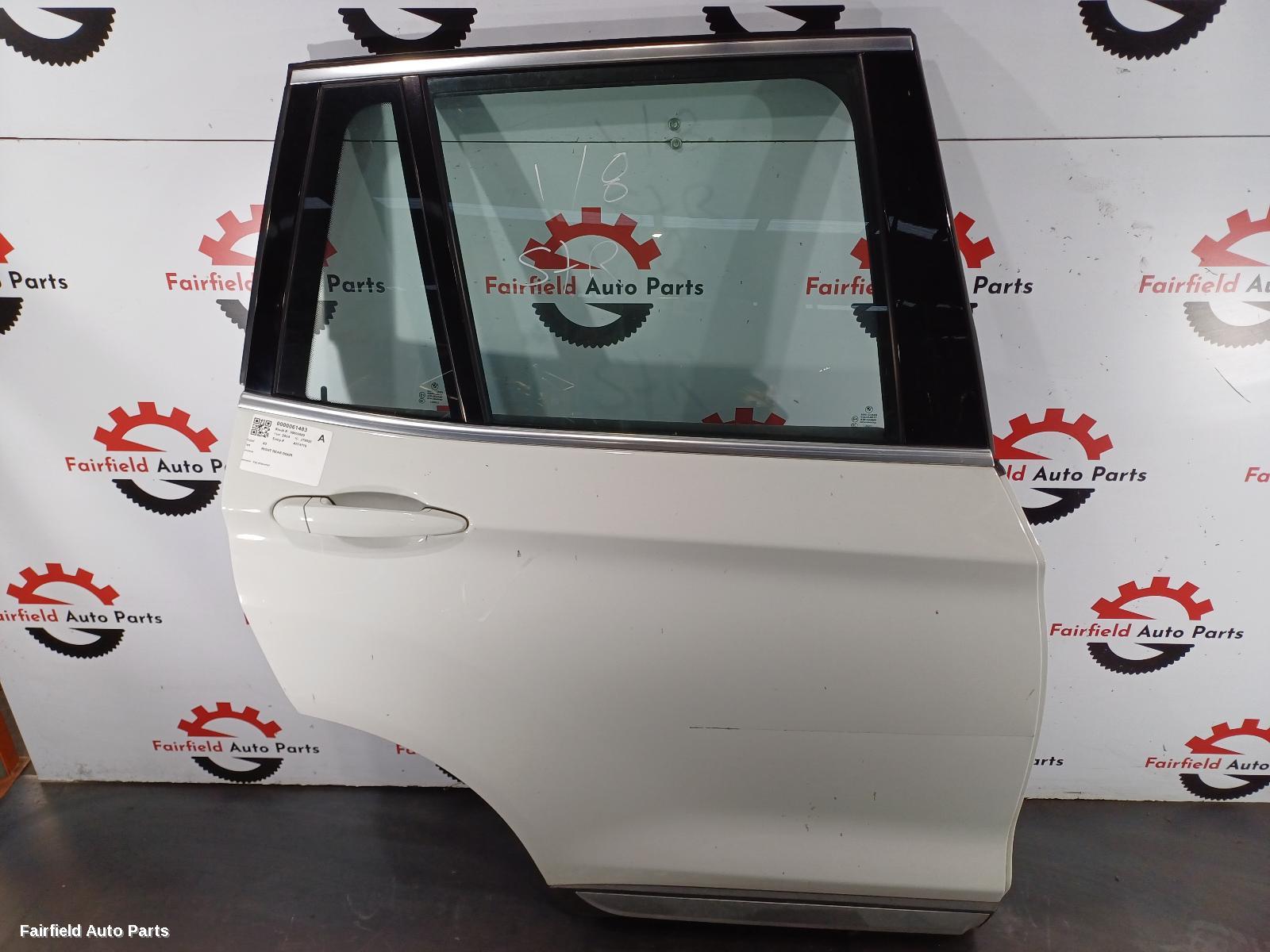 2009-2017 Bmw X3 Right Rear Door Sliding