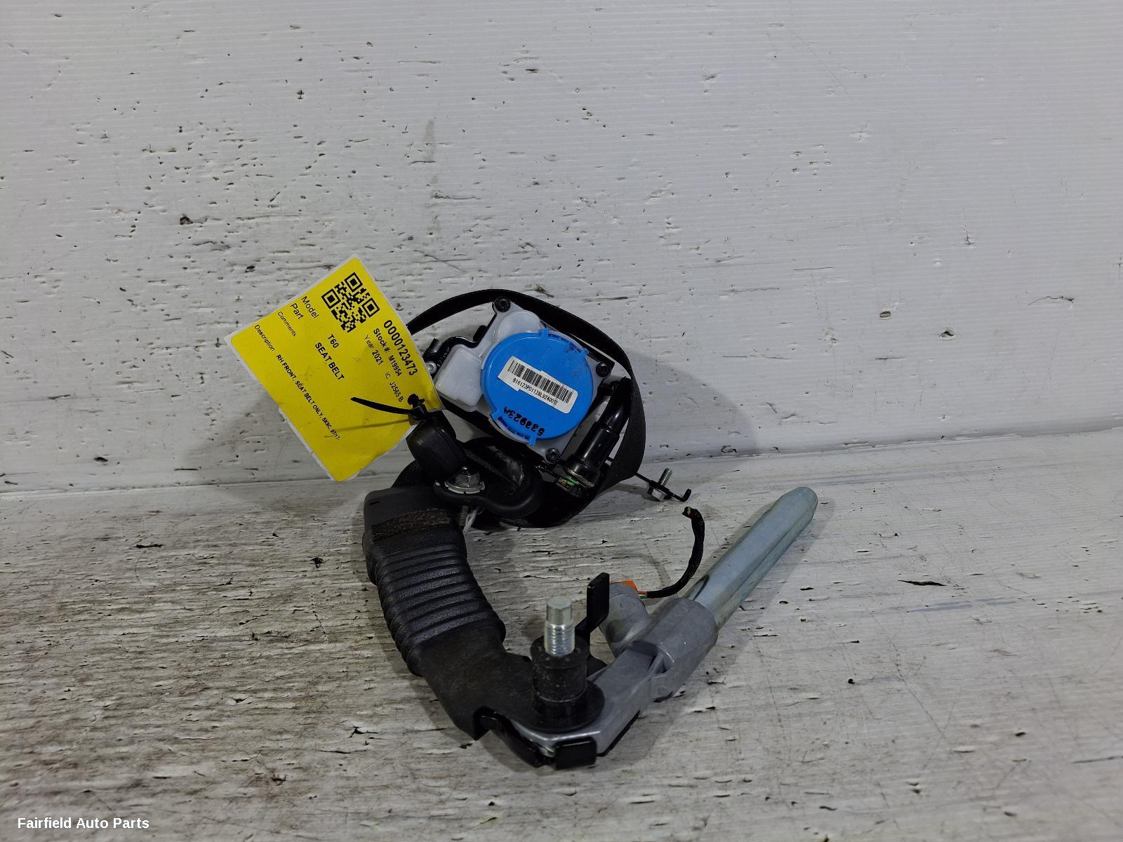 2017-2025 Ldv T60 Seatbelt Stalk