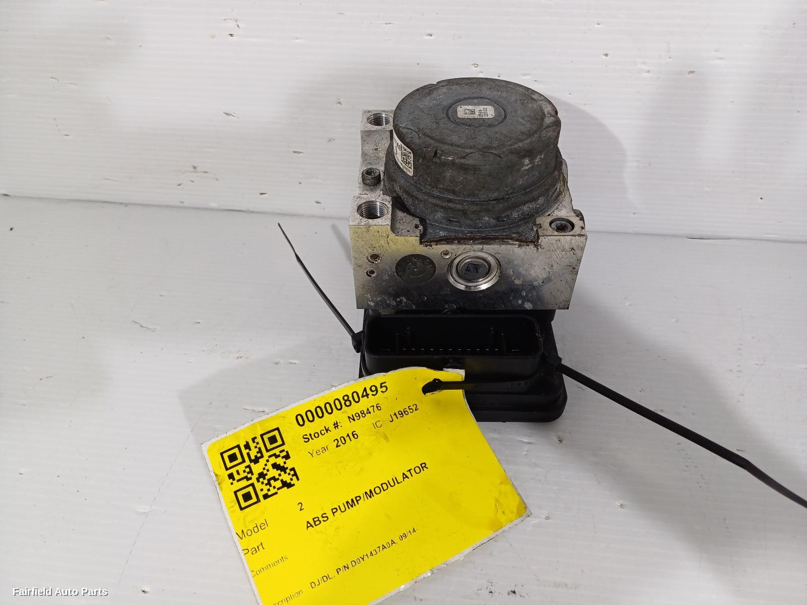 2014-2026 Mazda 2 Abs Pump Modulator