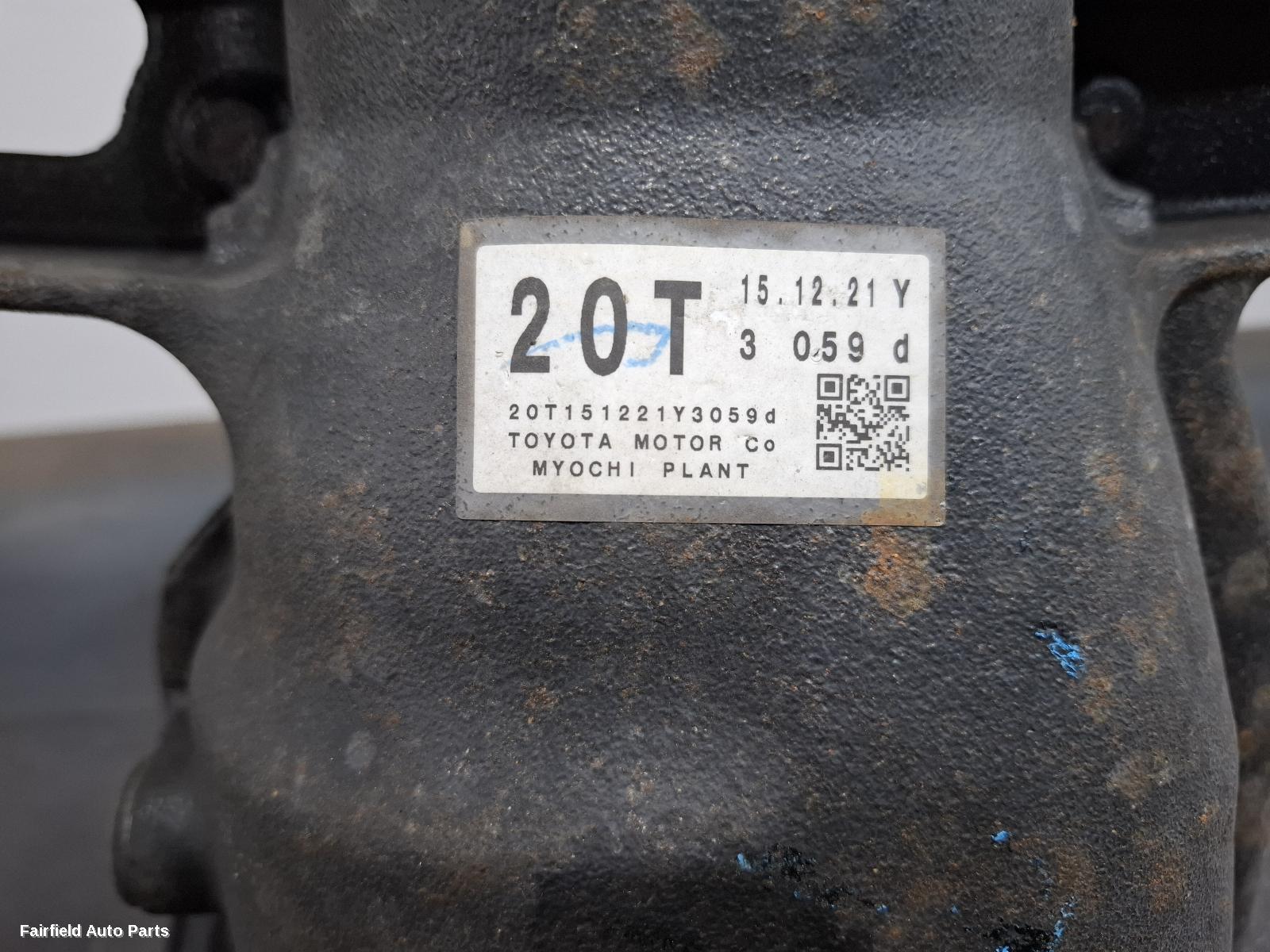 2015-2020 Lexus Gs Differential Centre
