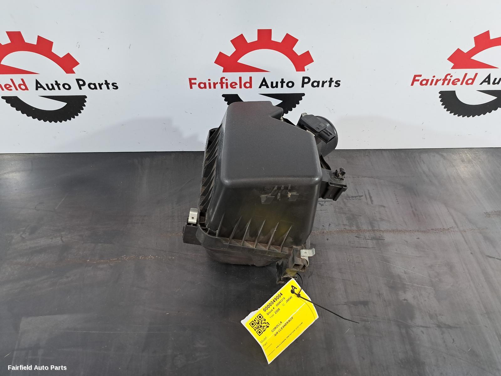 2007-2008 Toyota Corolla Air Cleaner Box
