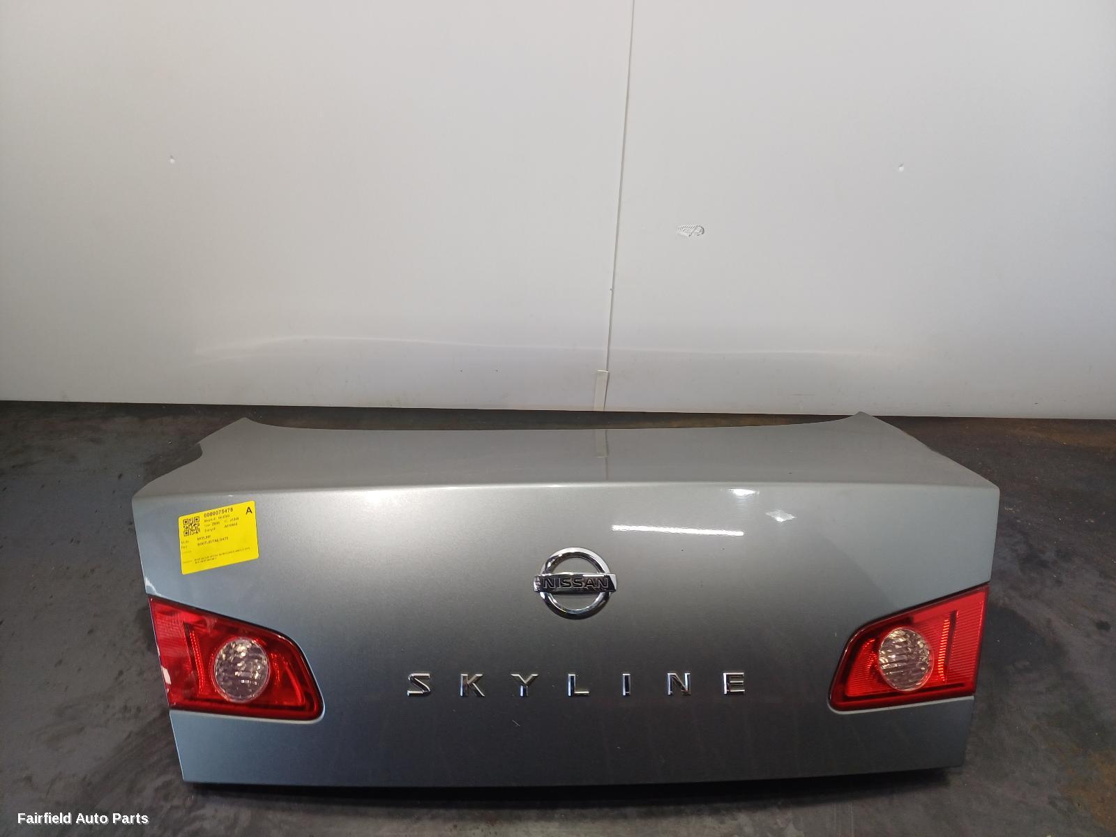 2001-2007 Nissan Skyline Bootlid Tailgate