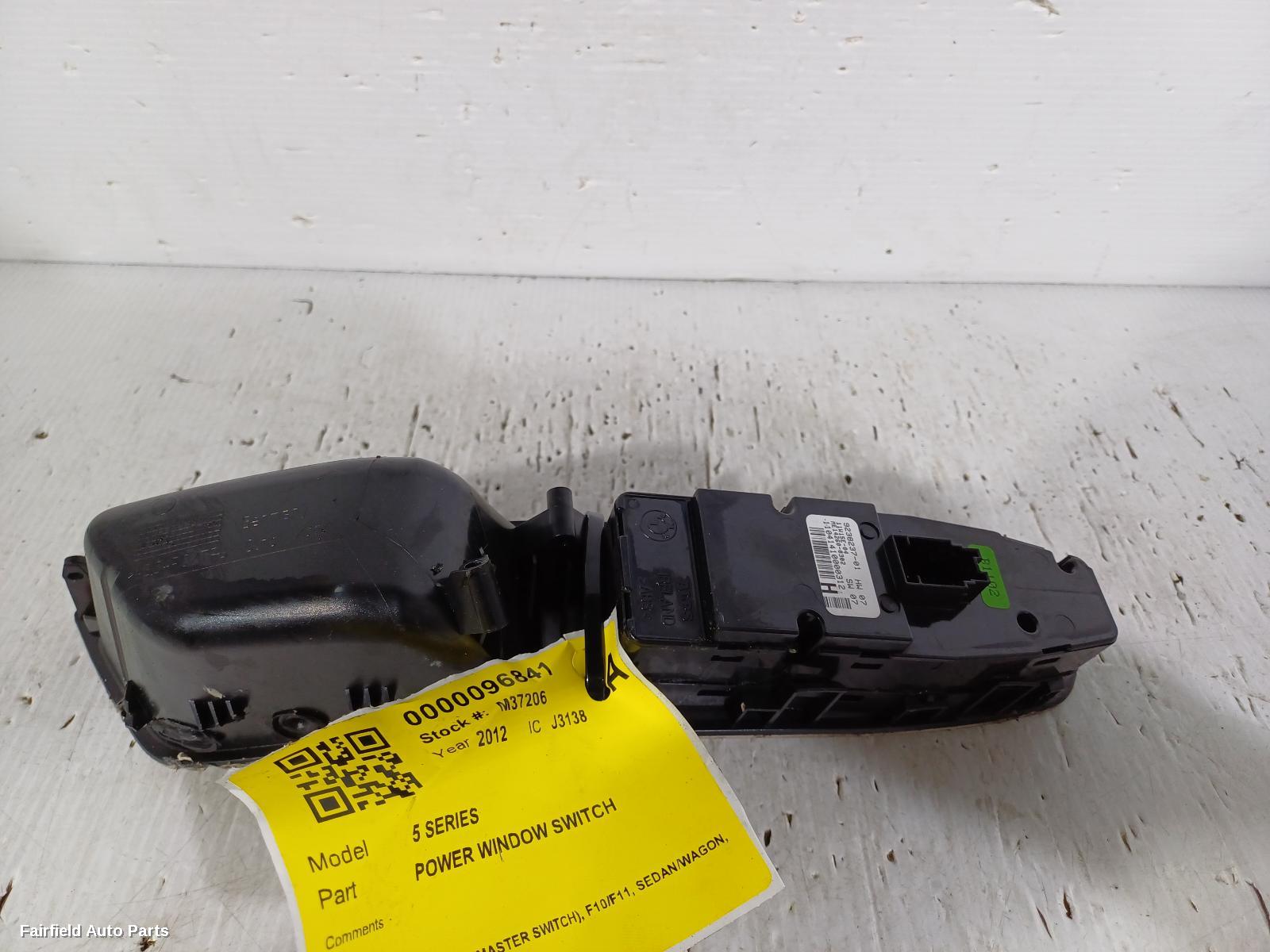 2010-2013 Bmw 5 Series Pwr Dr Wind Switch