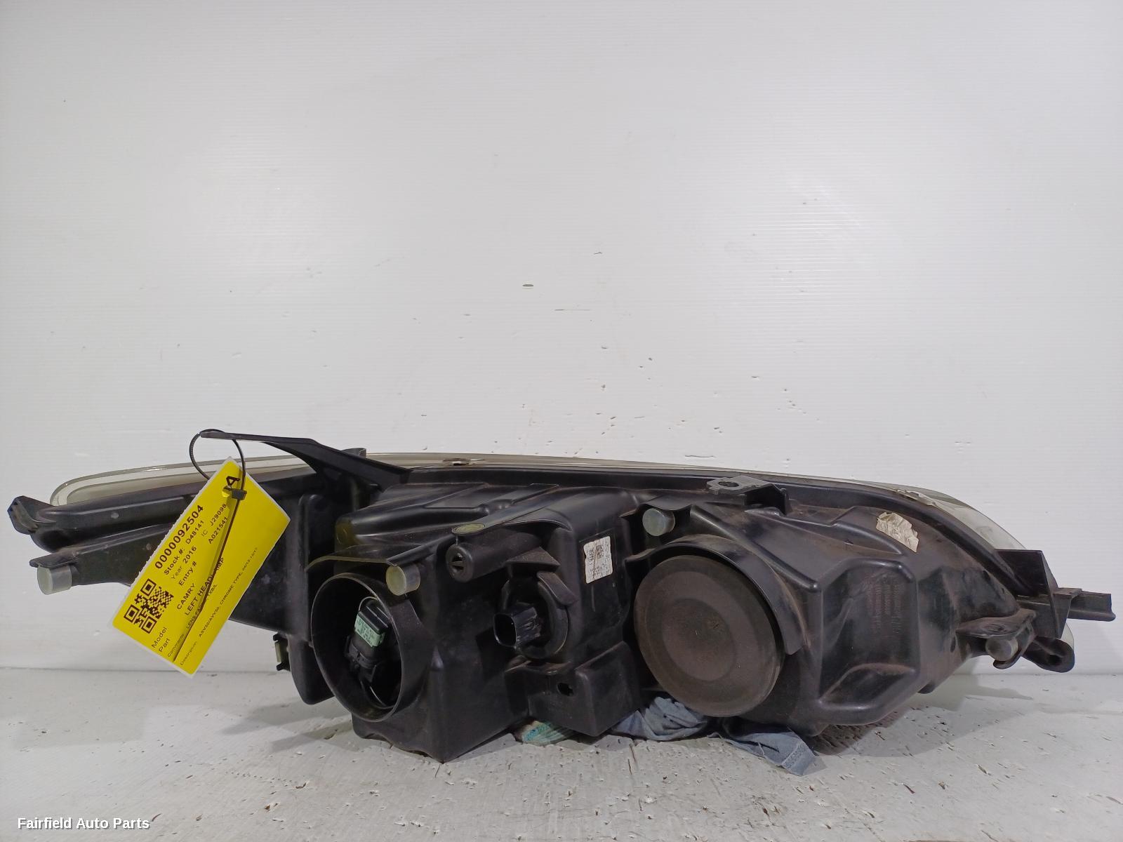 2015-2017 Toyota Camry Left Headlamp