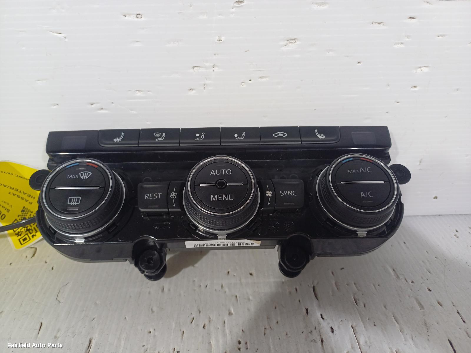 2015-2019 Volkswagen Passat Heater Ac Controls