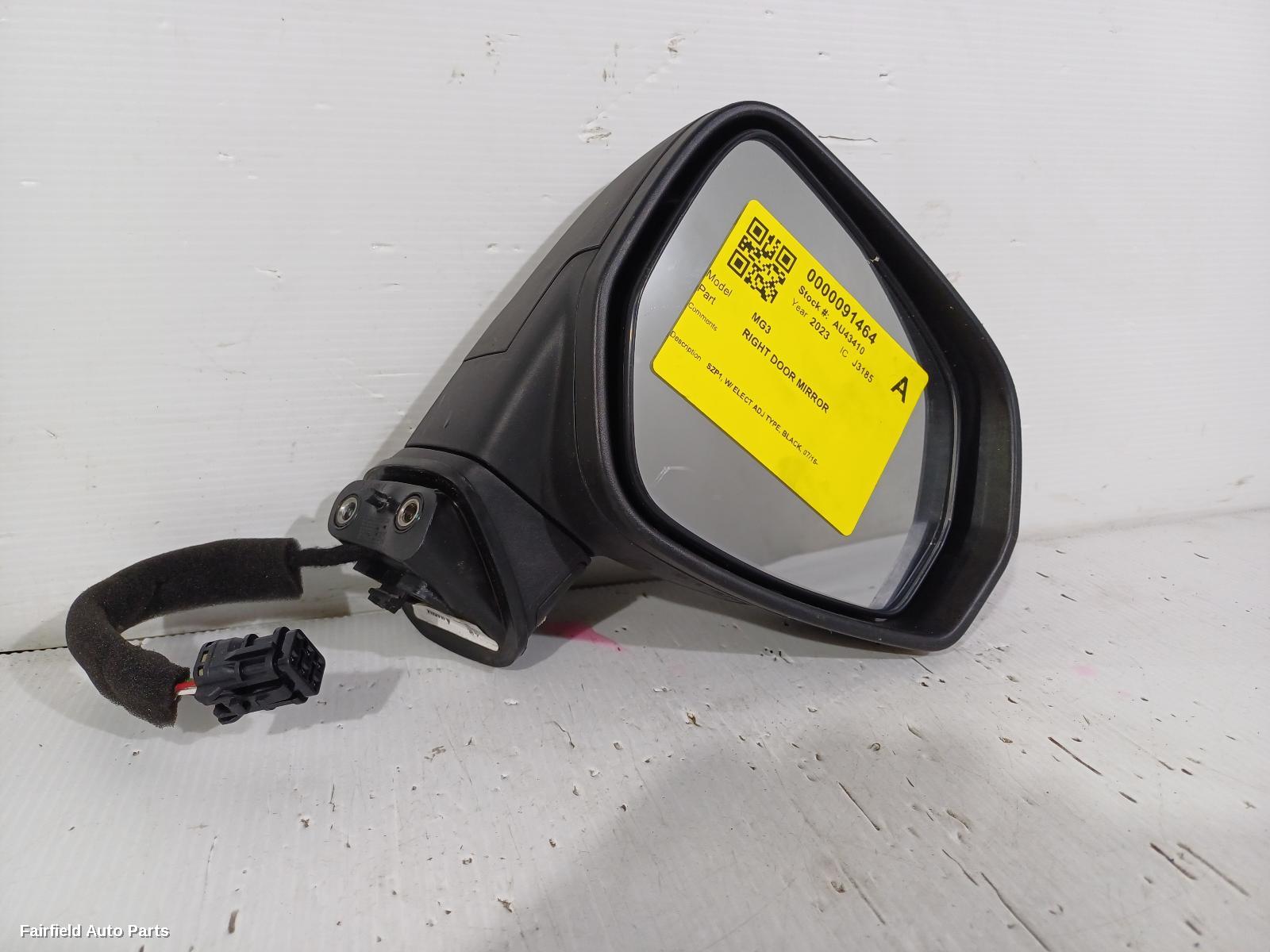 2016-2024 Mg Mg3 Right Door Mirror