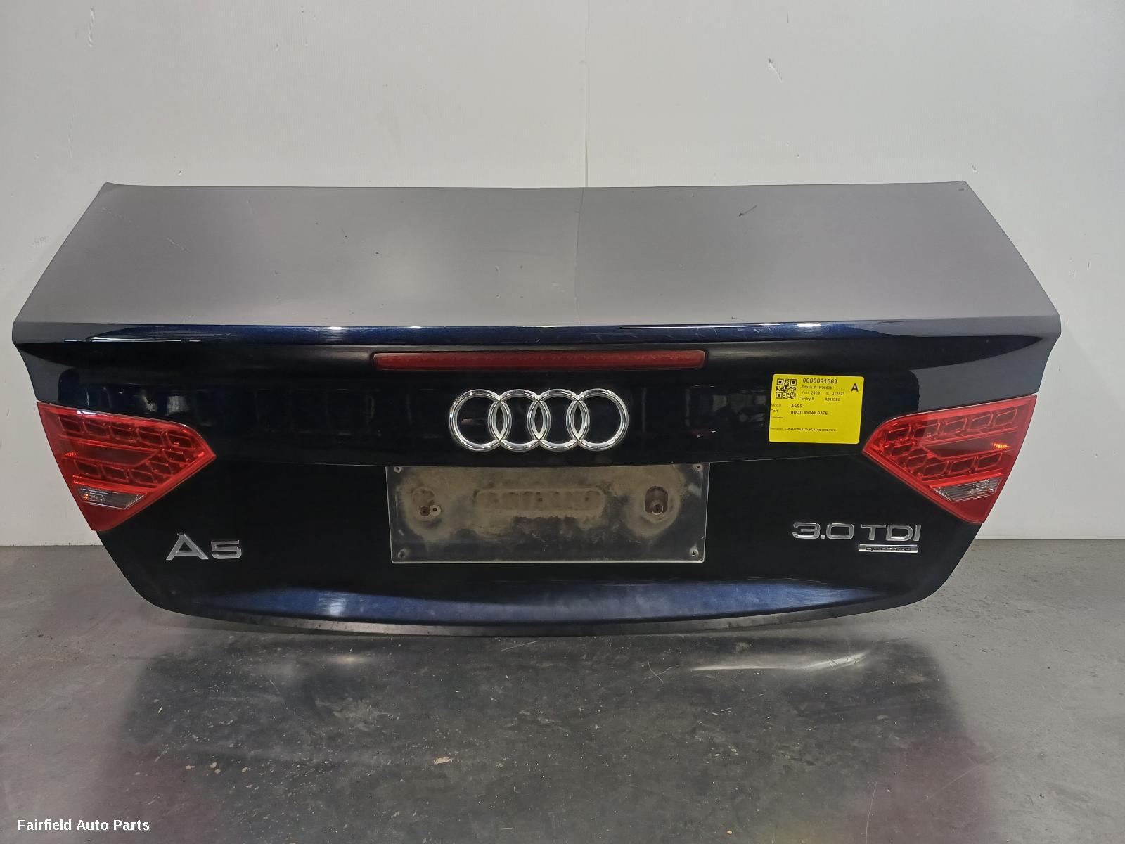 2009-2016 Audi A5 Bootlid Tailgate