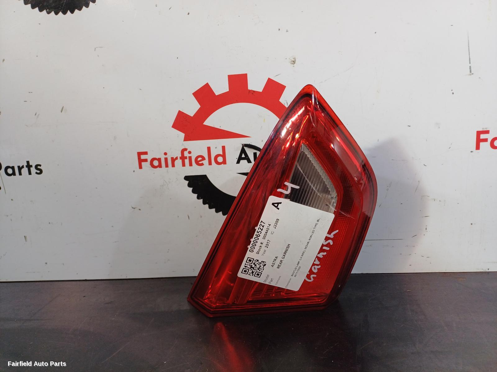 2017-2020 Holden Astra Rear Garnish