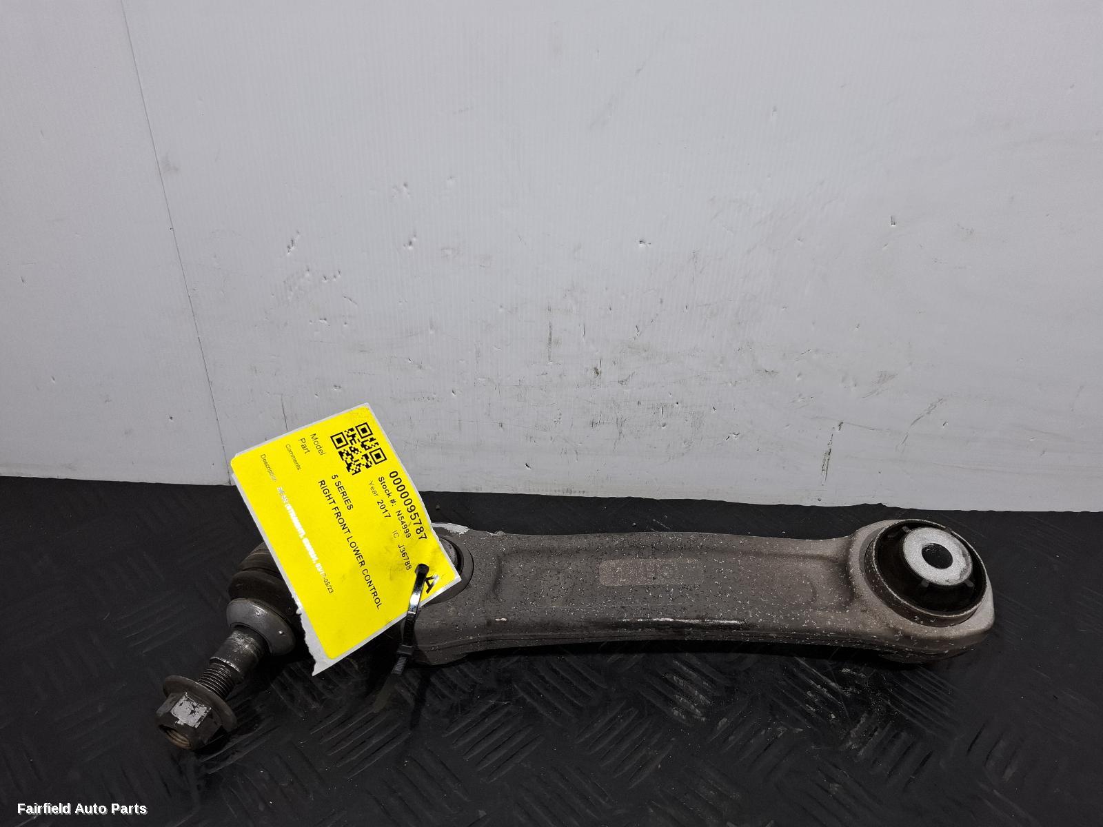 2017-2023 Bmw 5 Series Right Front Lower Control Arm