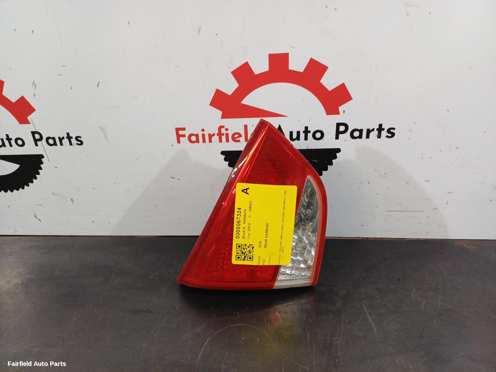 2009-2016 Hyundai Ix35 Rear Garnish