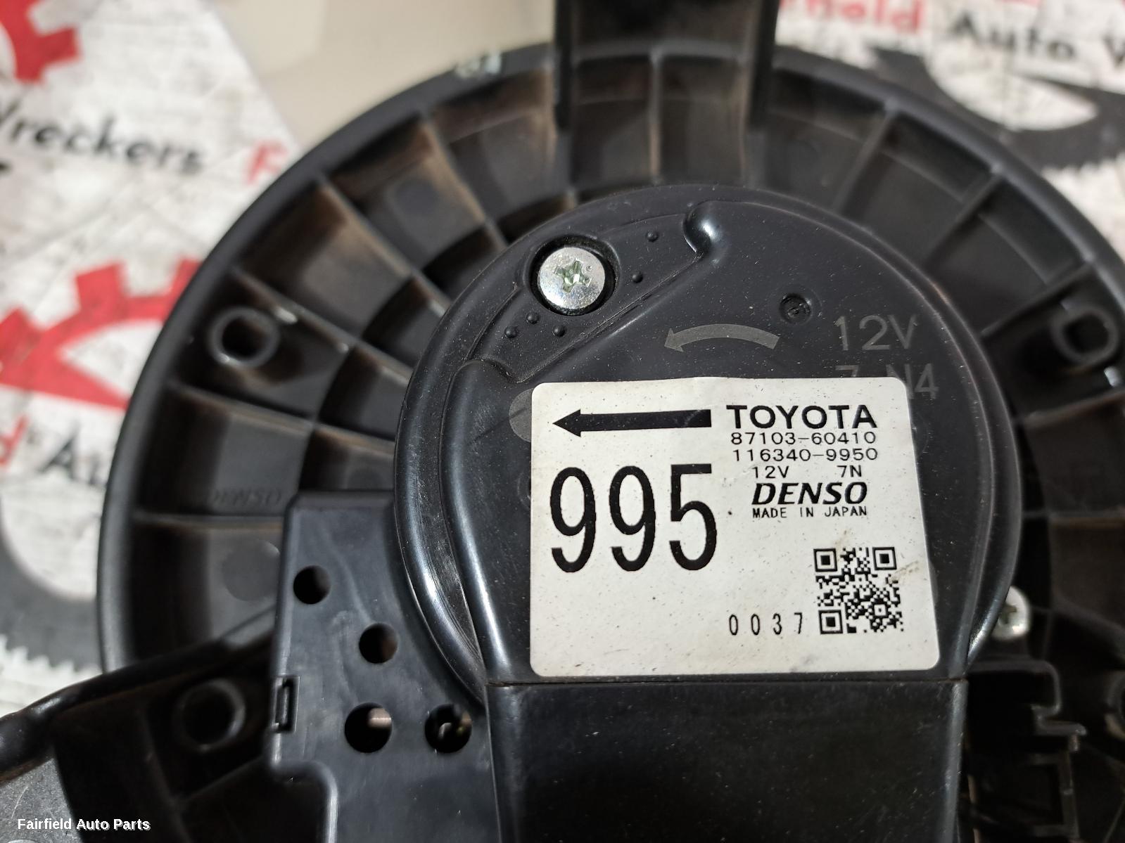 2009-2023 Toyota Prado Heater Fan Motor