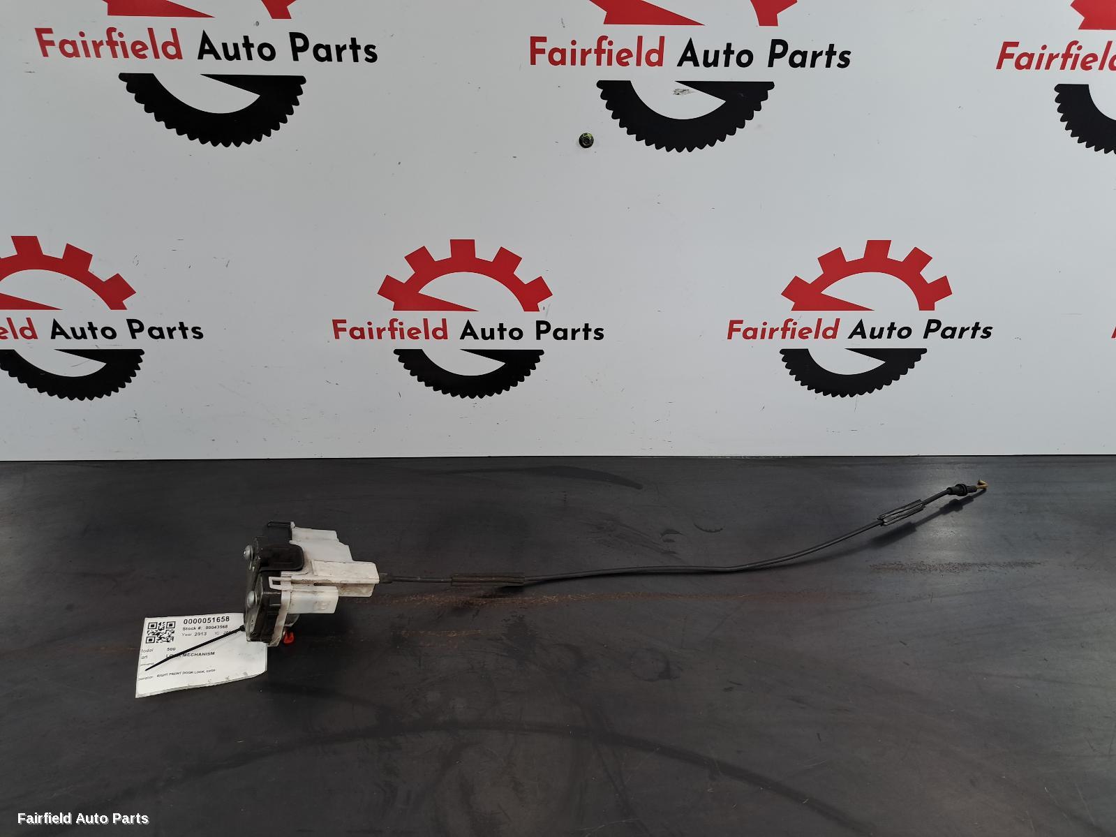 2008-2023 Fiat 500 Door Boot Gate Lock