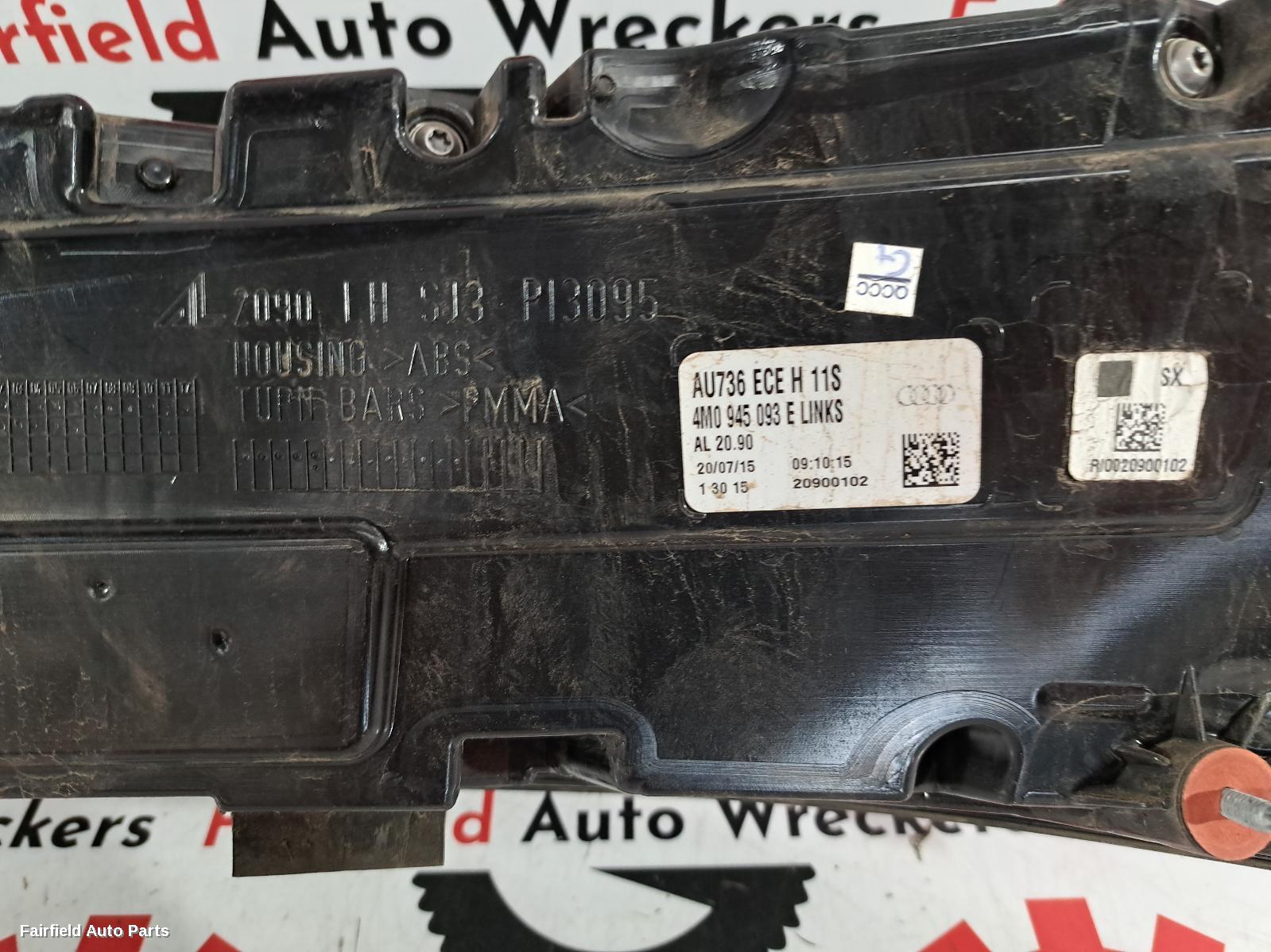 2015-2020 Audi Q7 Left Taillight