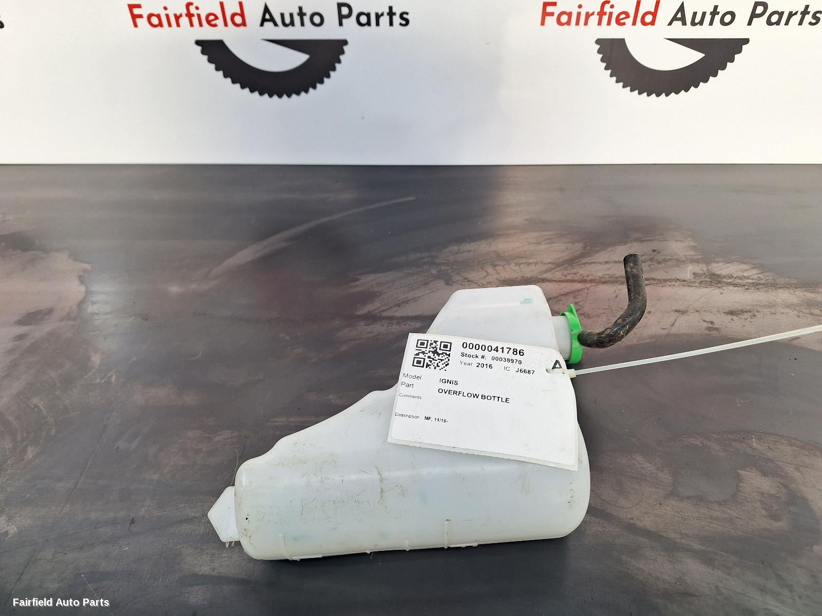 2016-2026 Suzuki Ignis Overflow Bottle