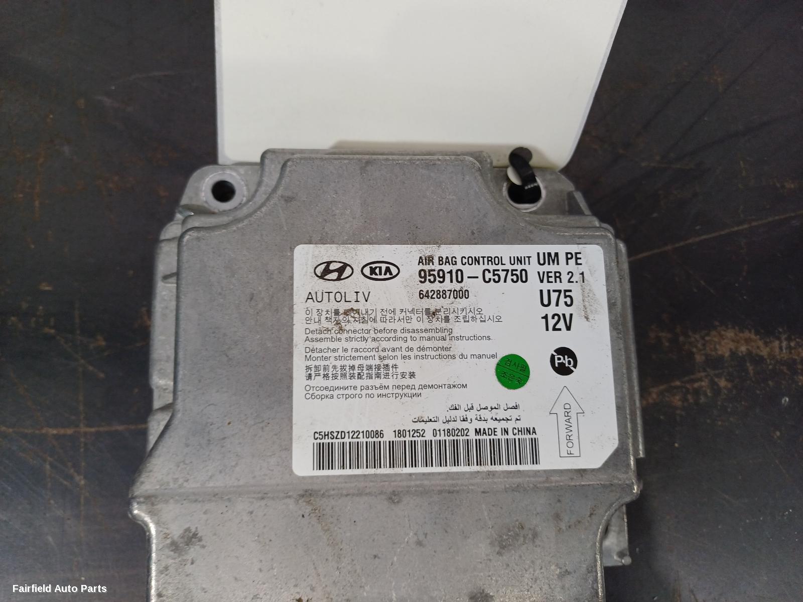 2017-2020 Kia Sorento Airbag Module Sensor