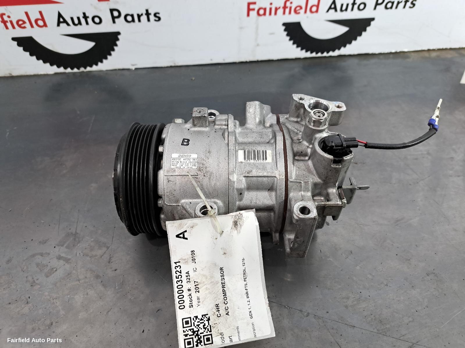 2016-2023 Toyota C-hr A C Compressor