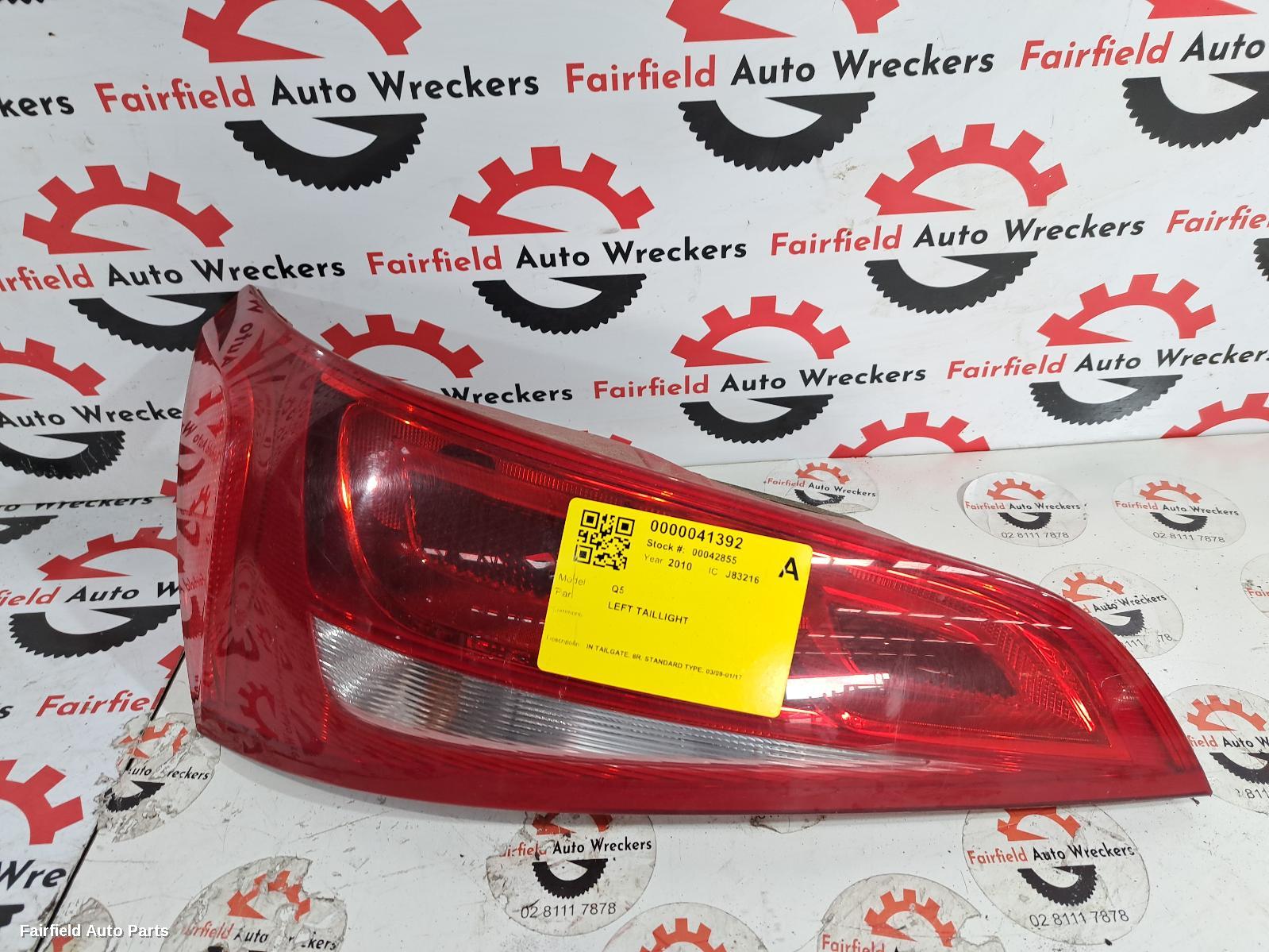 2009-2017 Audi Q5 Left Taillight
