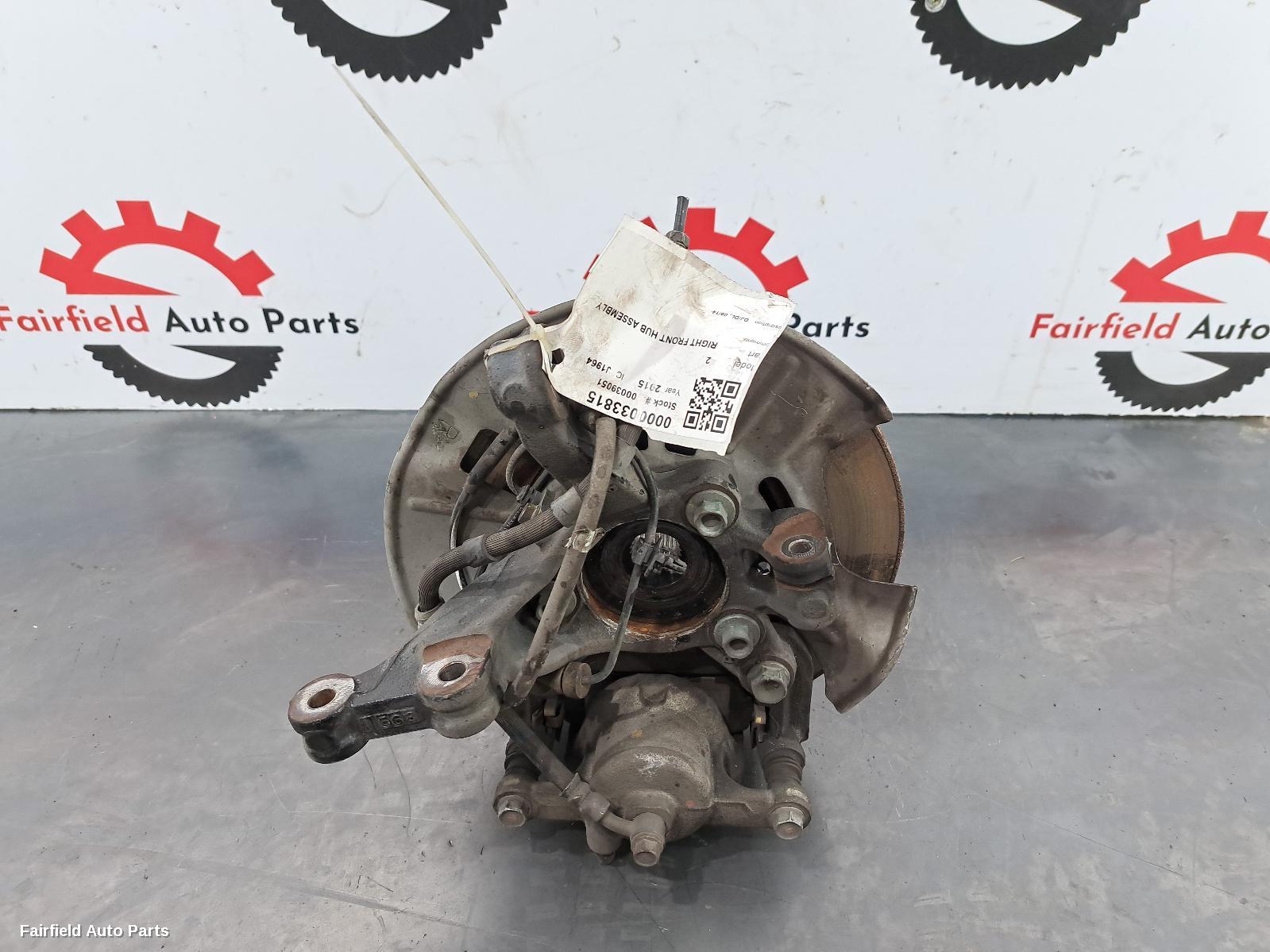 2014-2026 Mazda 2 Right Front Hub Assembly