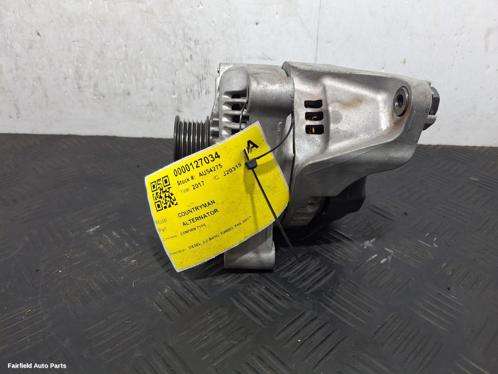 2017-2023 Mini Countryman Alternator