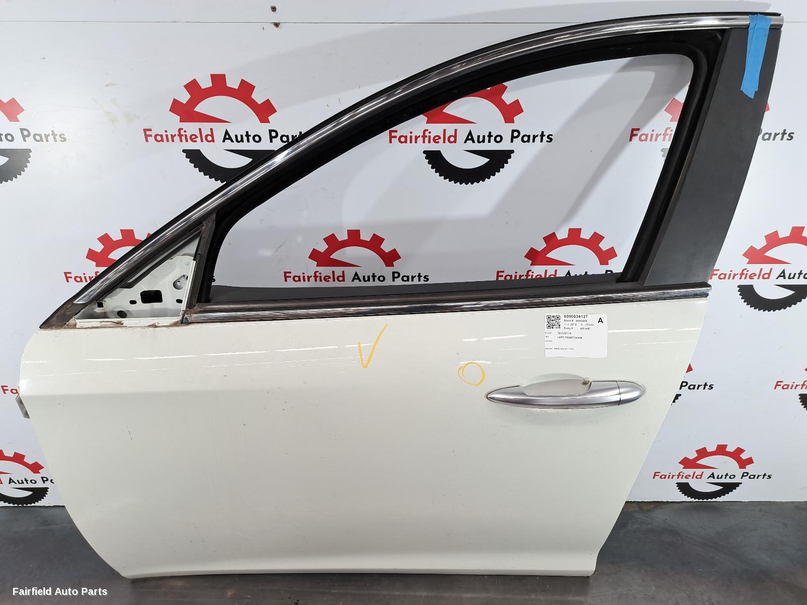 2011-2020 Alfa Romeo Giulietta Left Front Door