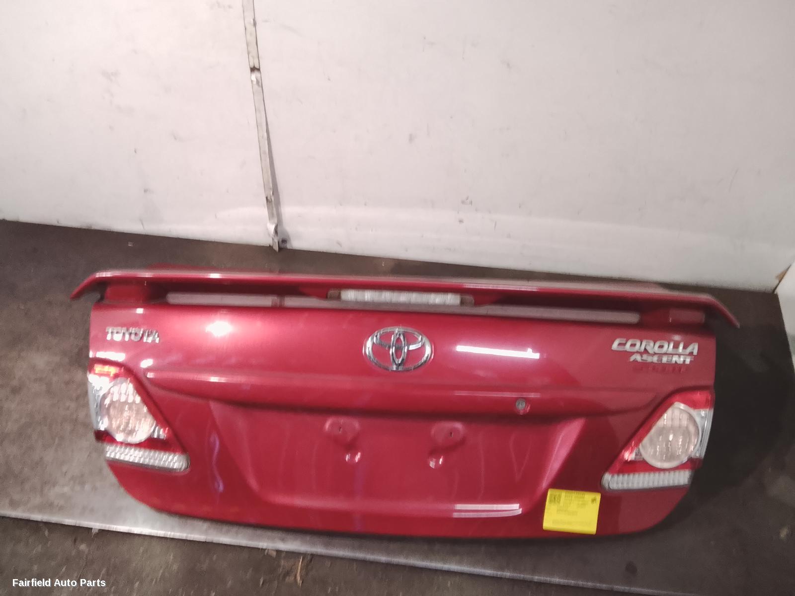 2011-2013 Toyota Corolla Bootlid Tailgate