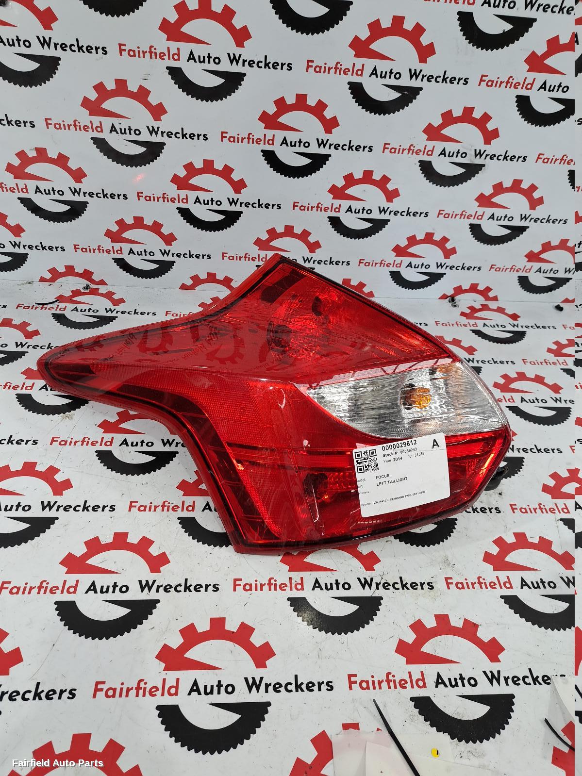 2011-2015 Ford Focus Left Taillight