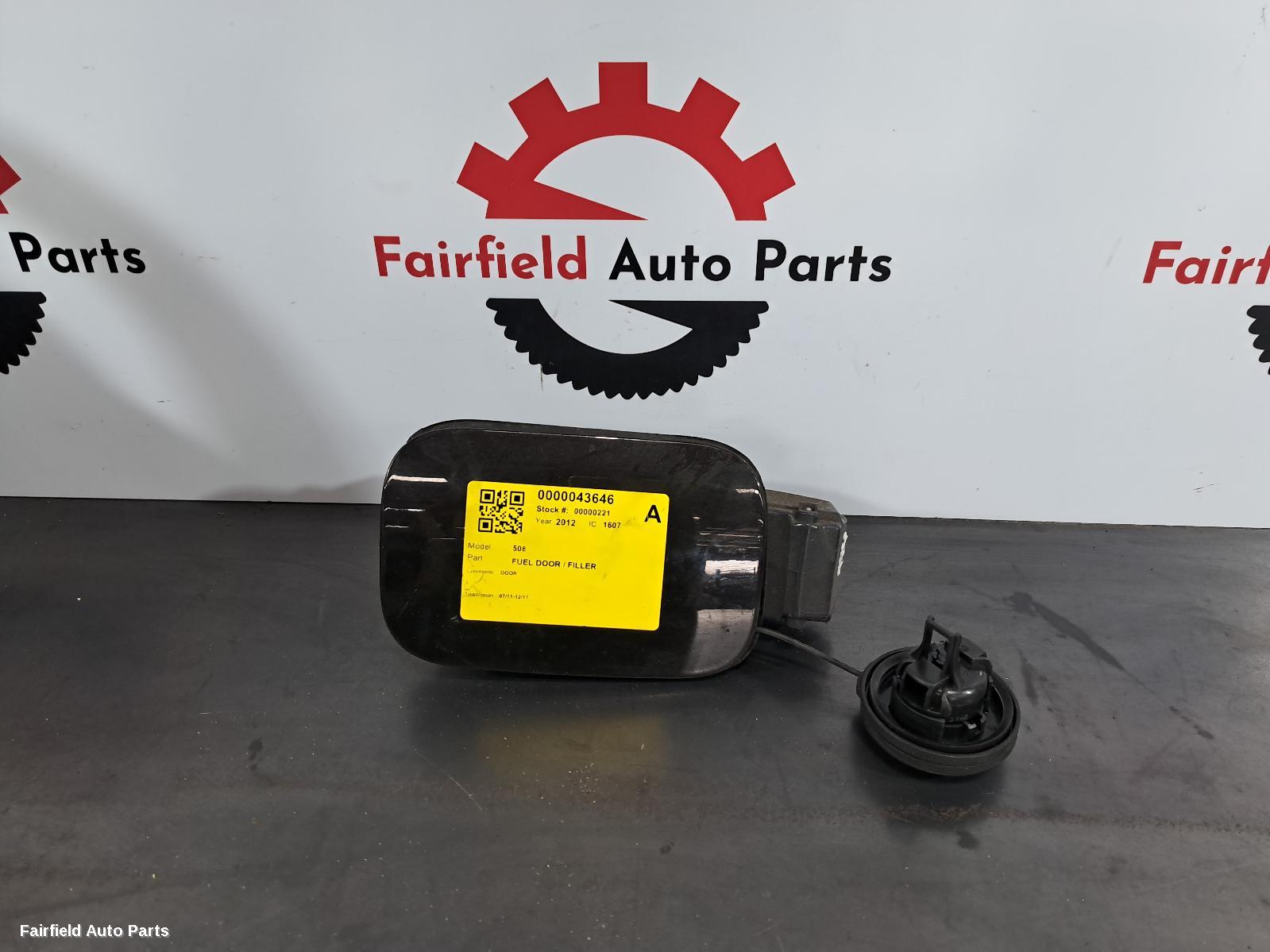 2011-2017 Peugeot 508 Fuel Door   Filler