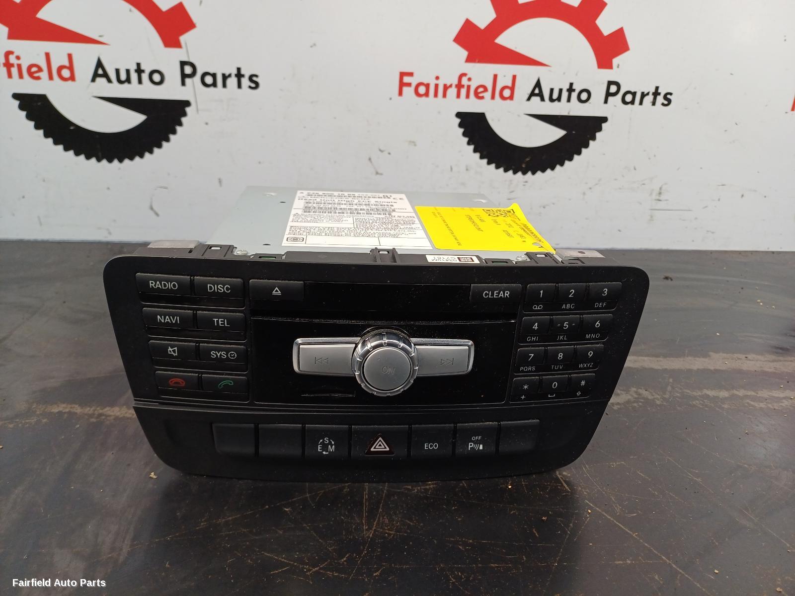 2012-2015 Mercedes B Class Radio Cd Dvd Sat Tv