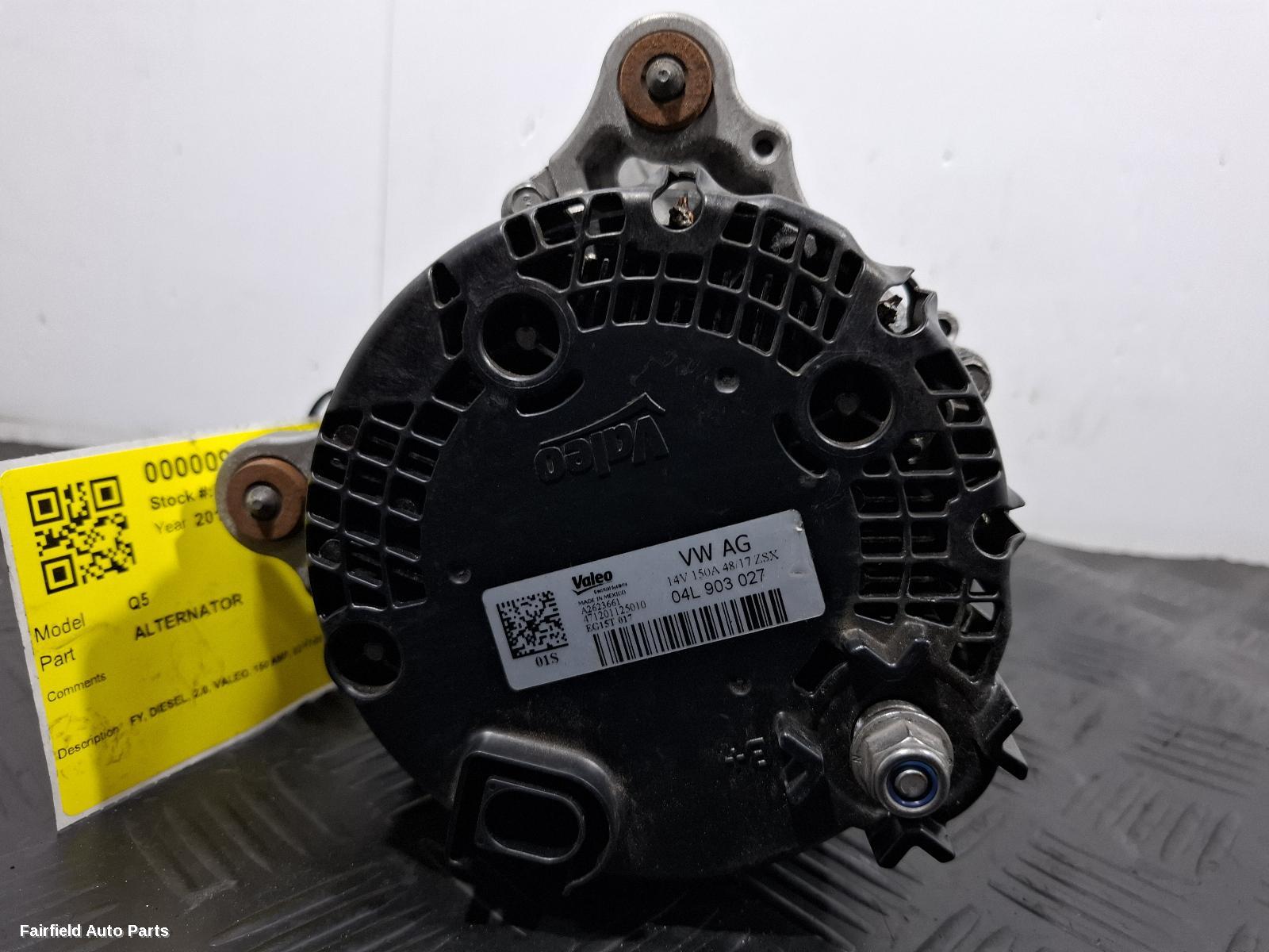 2017-2020 Audi Q5 Alternator