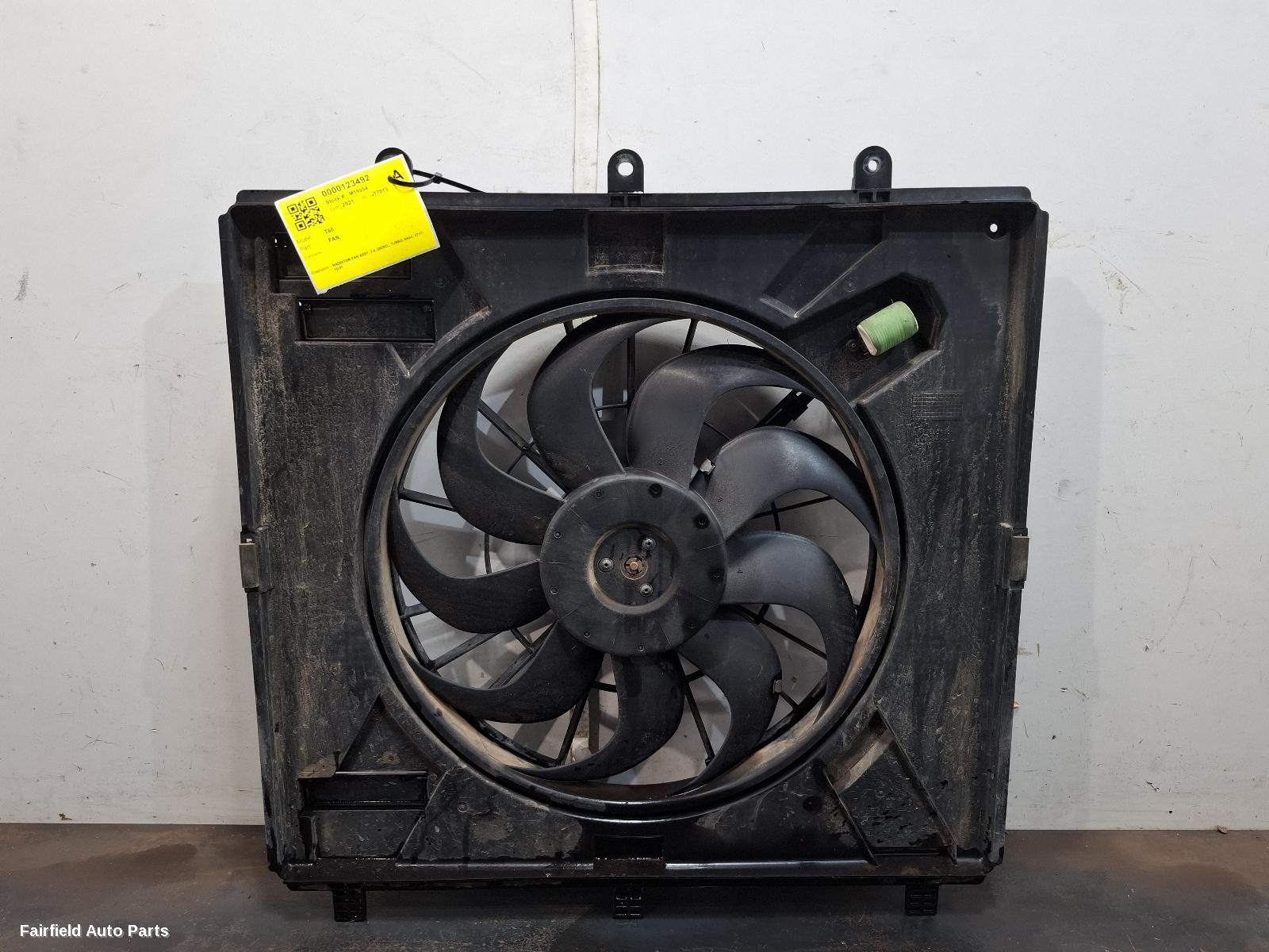 2017-2021 Ldv T60 Fan