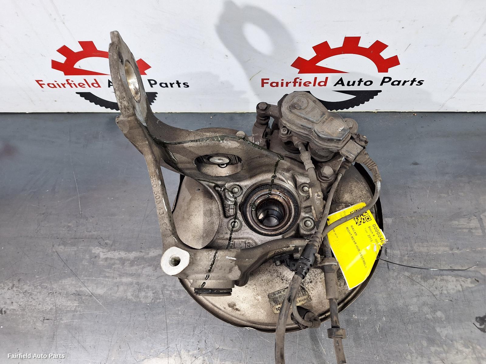 2014-2025 Porsche Macan Right Rear Hub Assembly