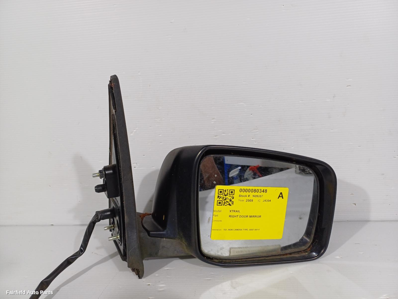 2007-2014 Nissan Xtrail Right Door Mirror