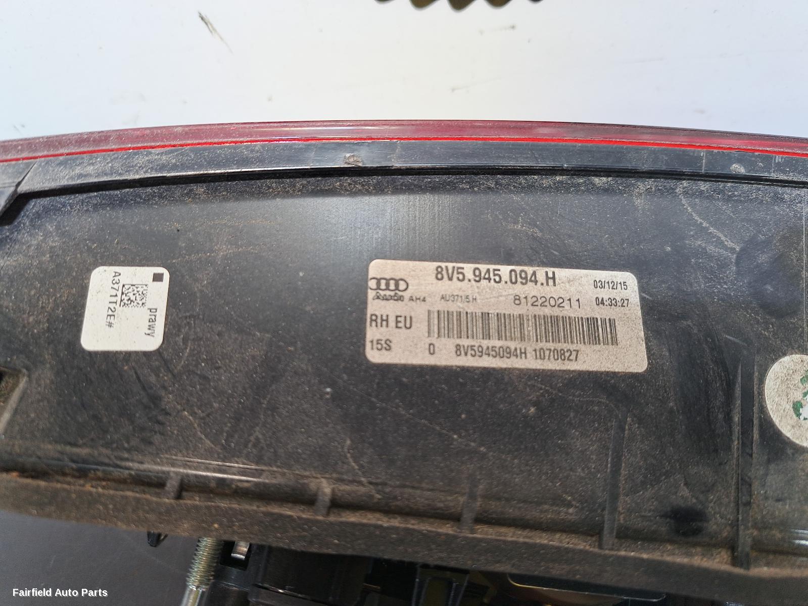 2016-2020 Audi A3 Rear Garnish