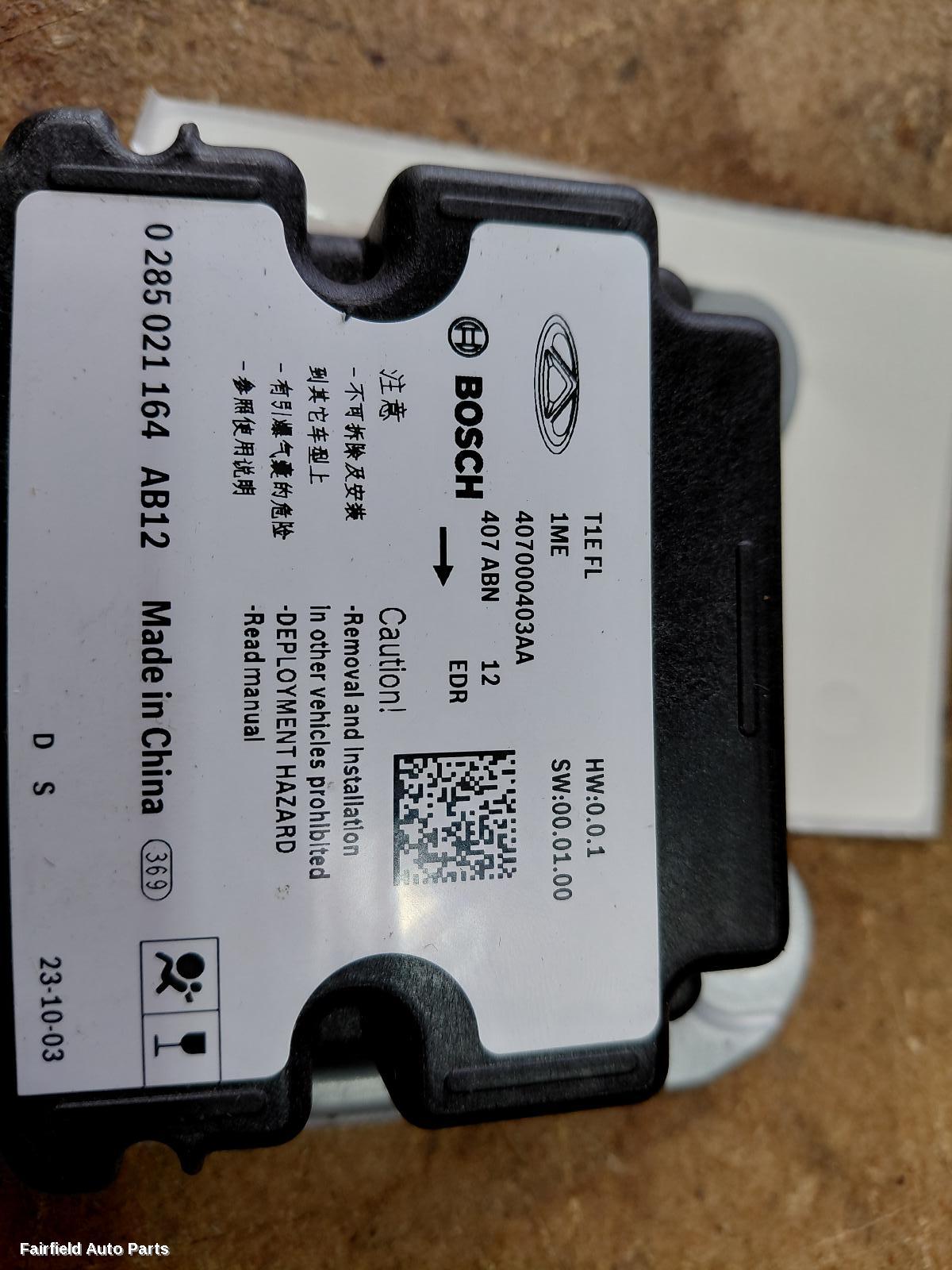 2023-2026 Chery Tiggo 7 Pro Airbag Module Sensor