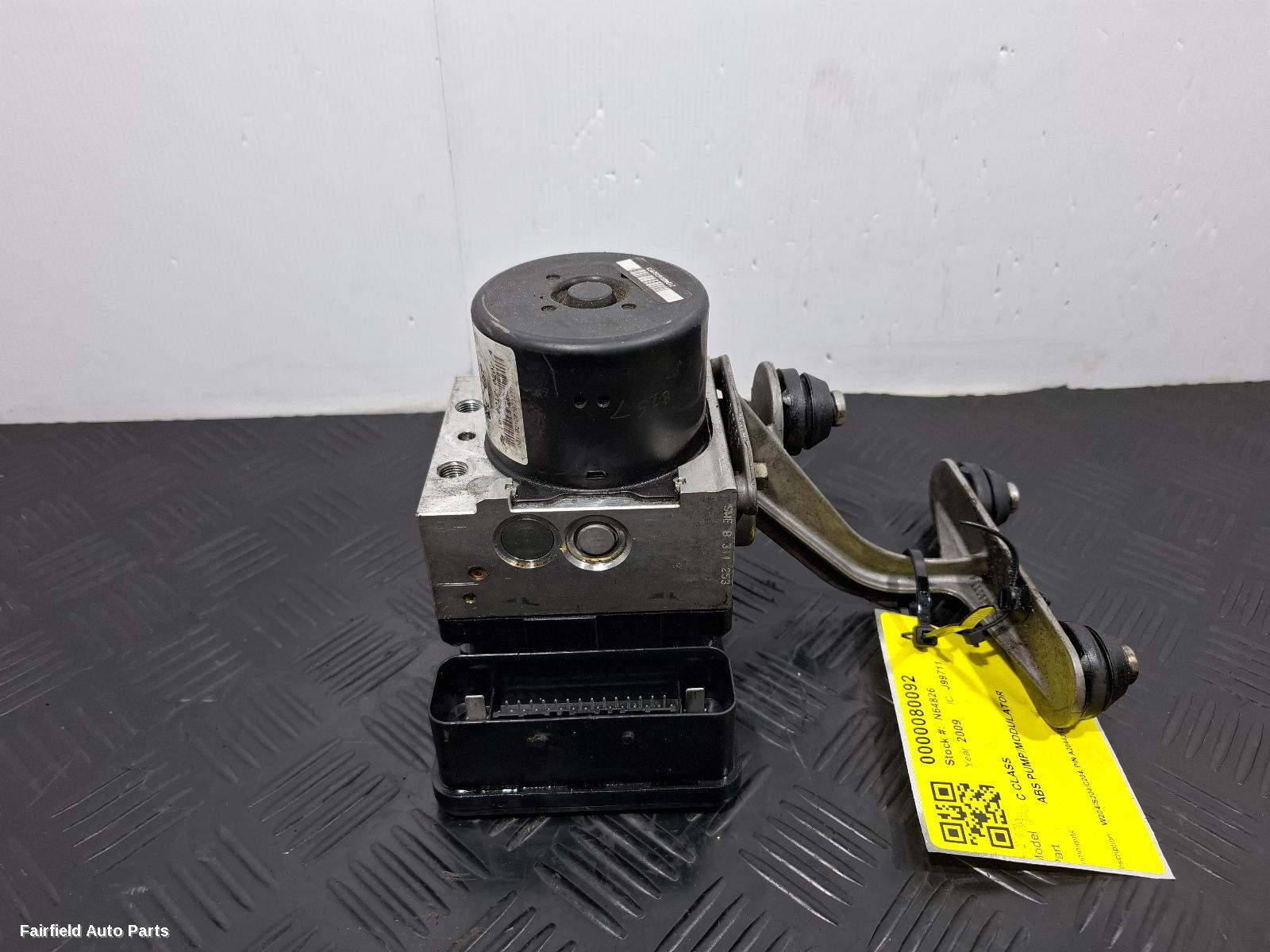 2007-2011 Mercedes C Class Abs Pump Modulator
