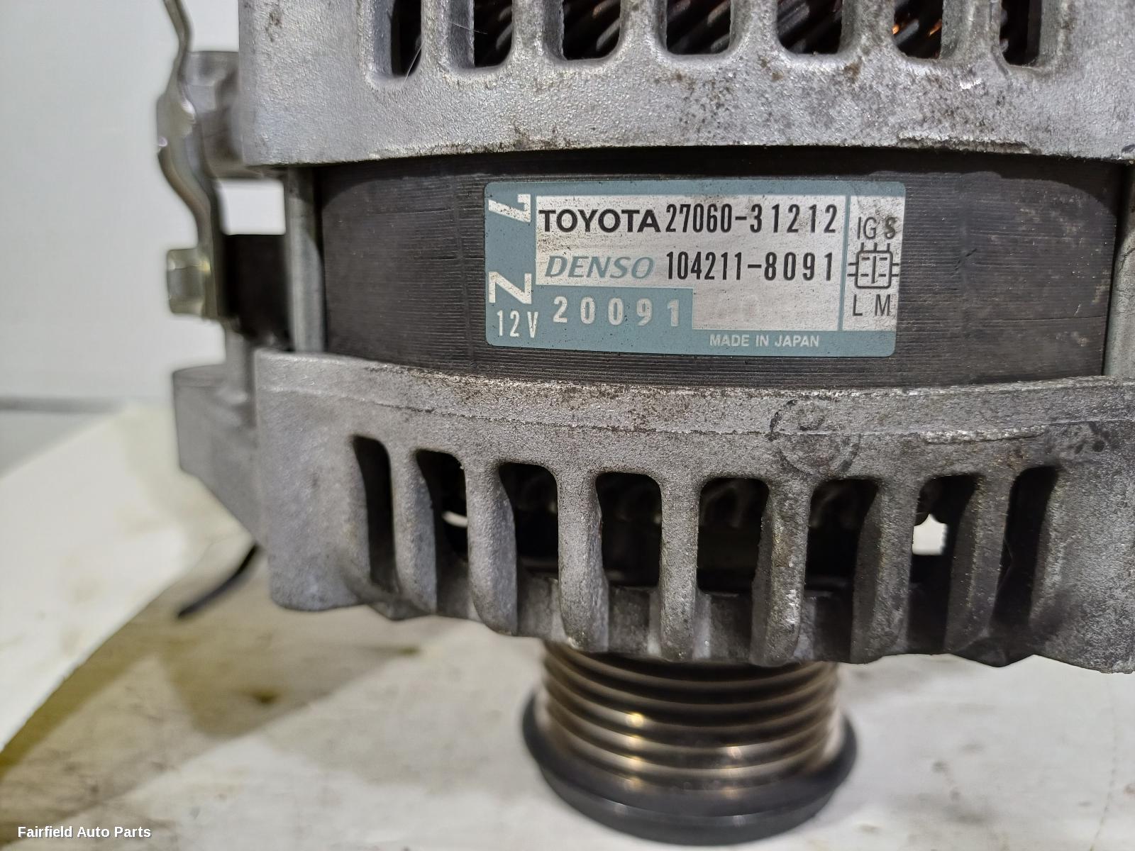 2013-2017 Lexus Is Series Alternator