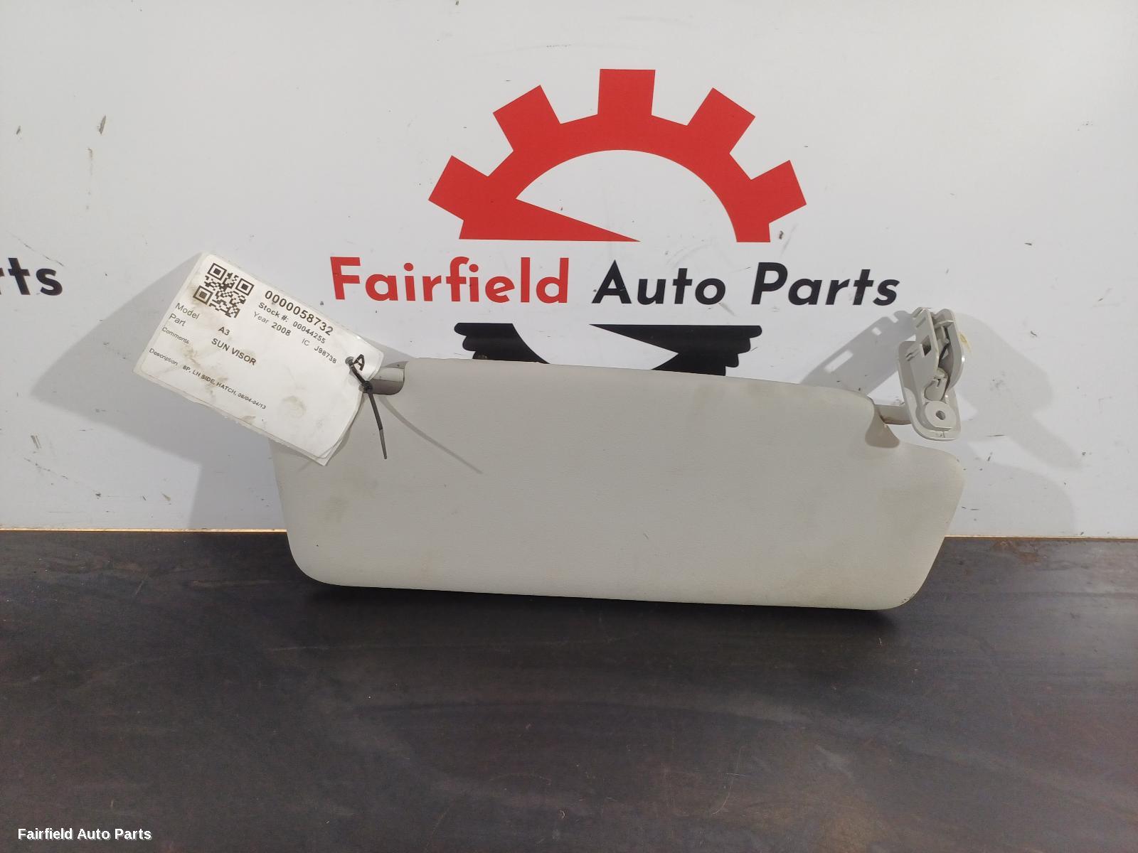 2004-2013 Audi A3 Sunvisor