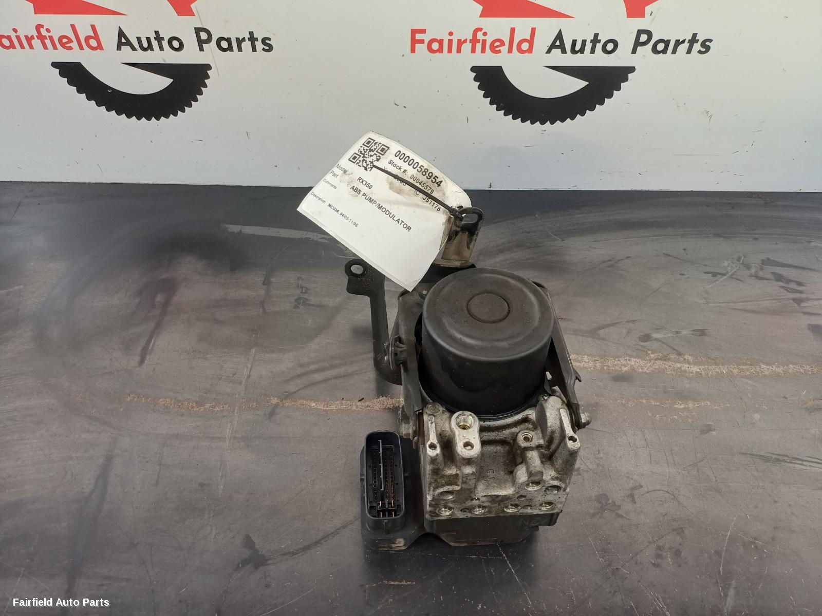 2003-2005 Lexus Rx Series Abs Pump Modulator