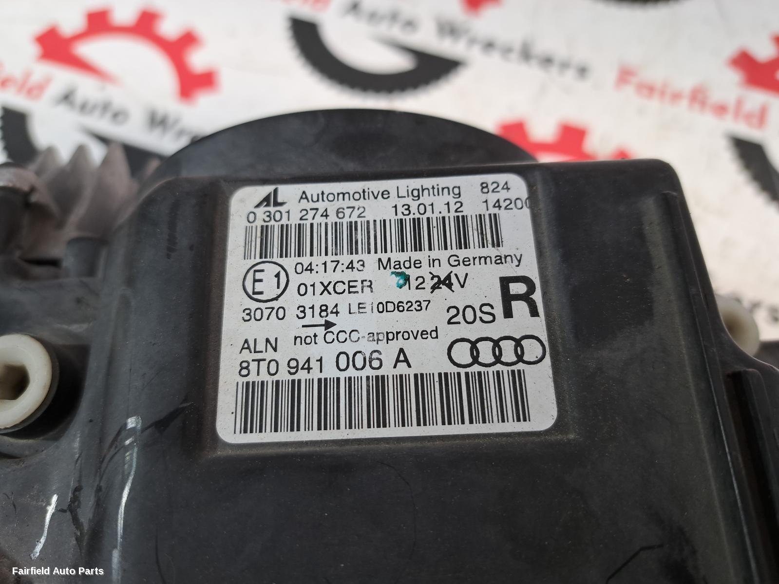2012-2016 Audi A5 Right Headlamp